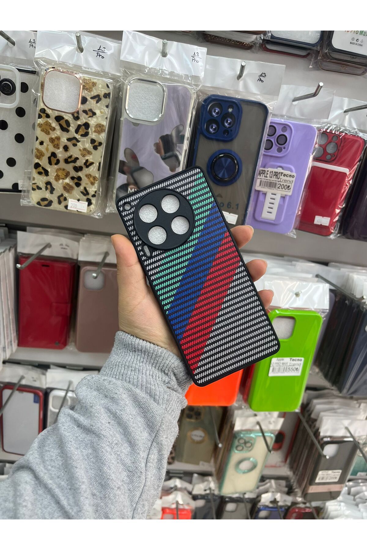 TECNOTREND Tecno Camon 30 Premium Karbon Silikon Kılıf
