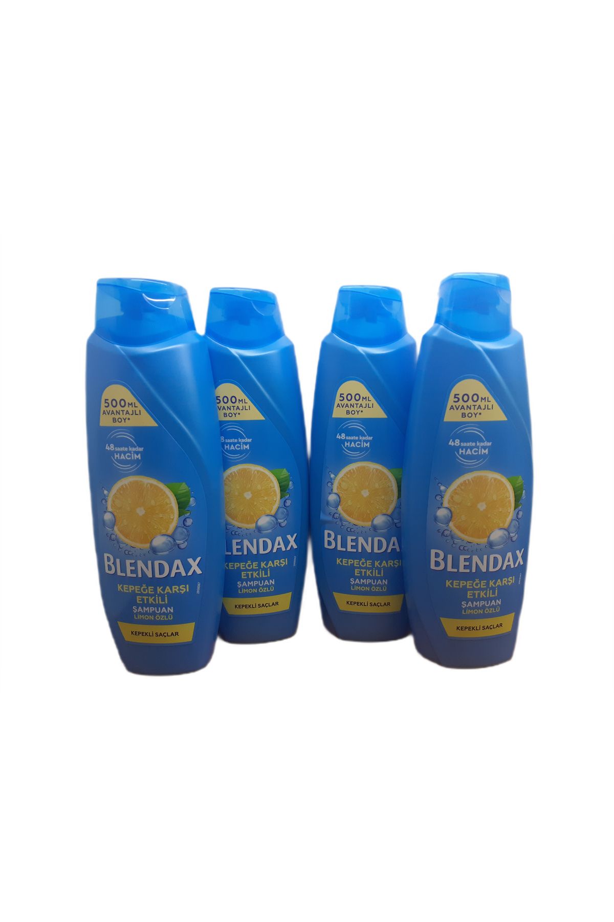 Blendax KEPEĞE KARŞI ETKİLİ LİMON ÖZLÜ ŞAMPUAN 500 ML X 4 ADET