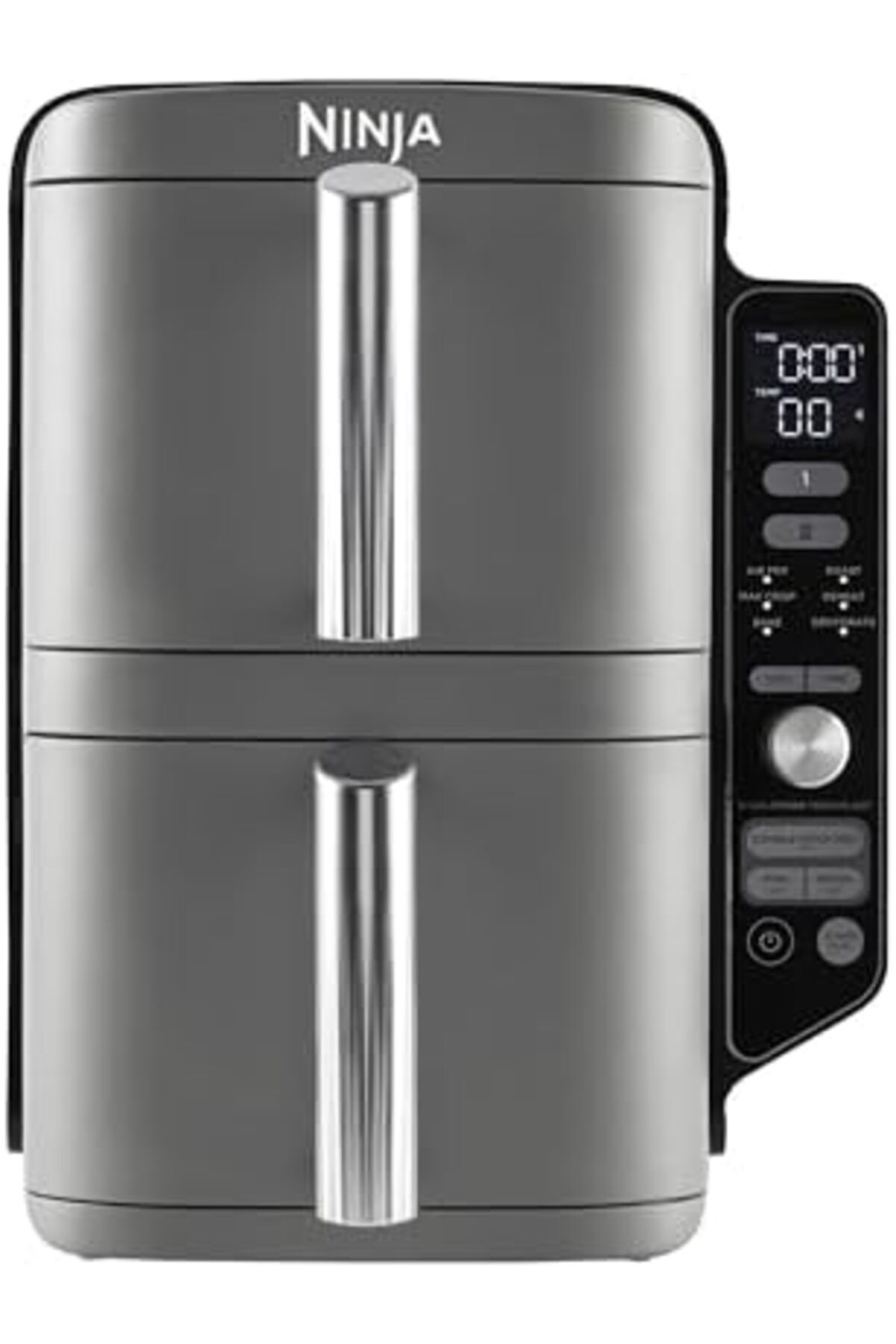 NINJA-Double Stack XL Air Fryer, Vertical Dual Drawer Air Fryer with 4 Cooking Levels, 2 Drawers 2