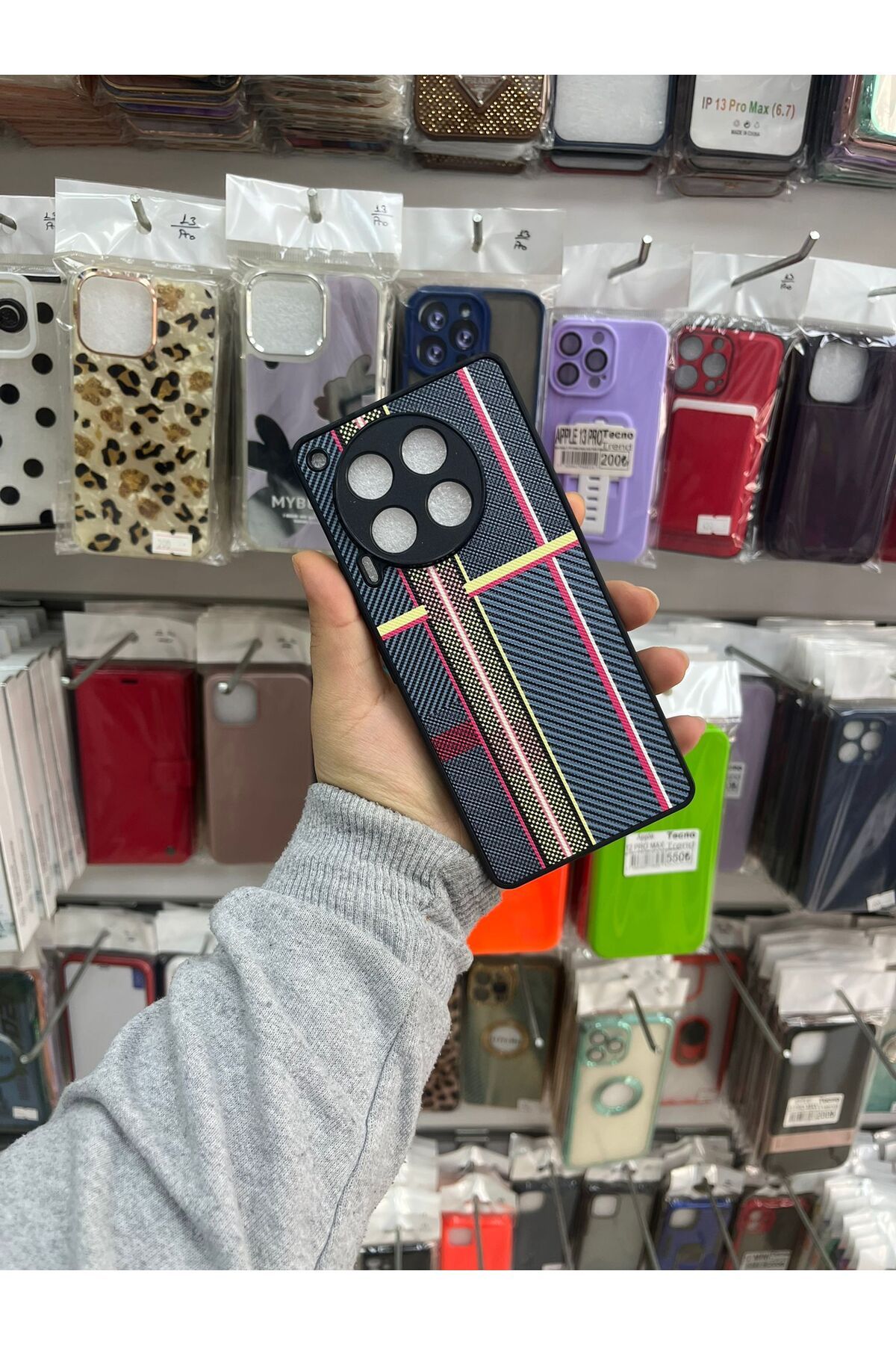 TECNOTREND Tecno Camon 30 Premium Karbon Silikon Kılıf