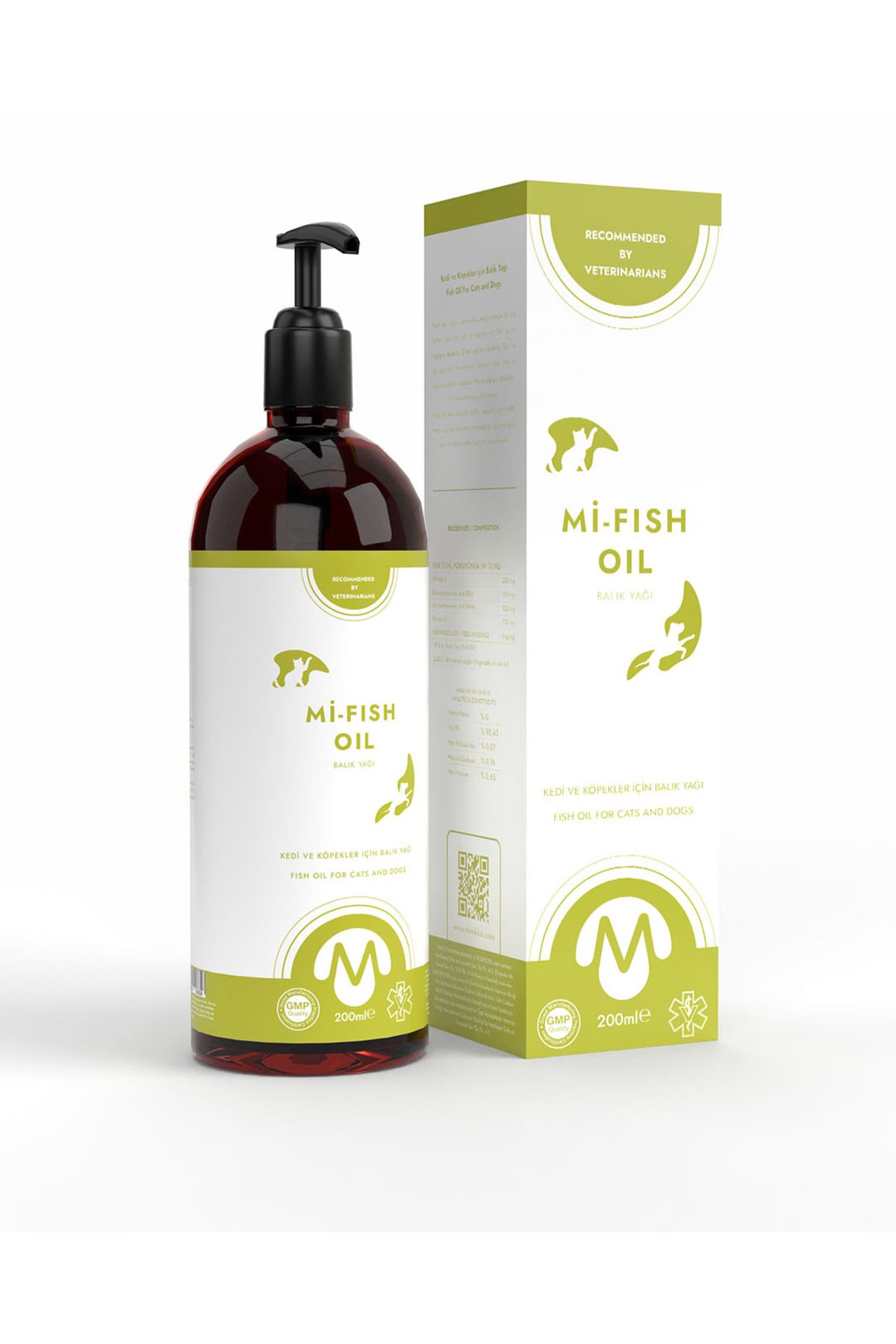 Miniklisi Mİ-Fish Oil Kedi Köpek Omega 3 6 Balık Yağı Takviyesi