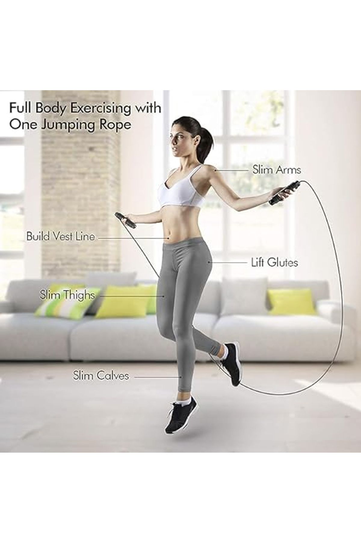 Choice-Tangle-Free Speed Skipping Rope with Ball Bearing EVA Non-slip Foam Handle Adjustable Jump Ropes ... 5
