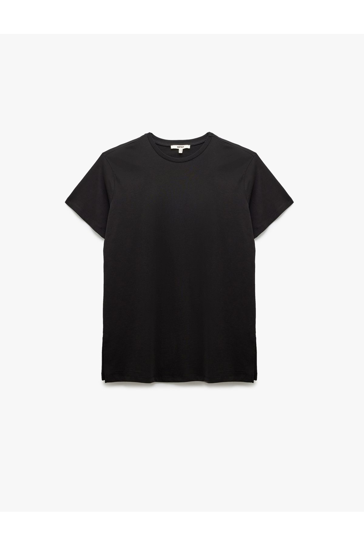 Koton Yeni Sezon Regular Fit Pamuklu Kısa Kollu Bisiklet Yaka Basic Tişört