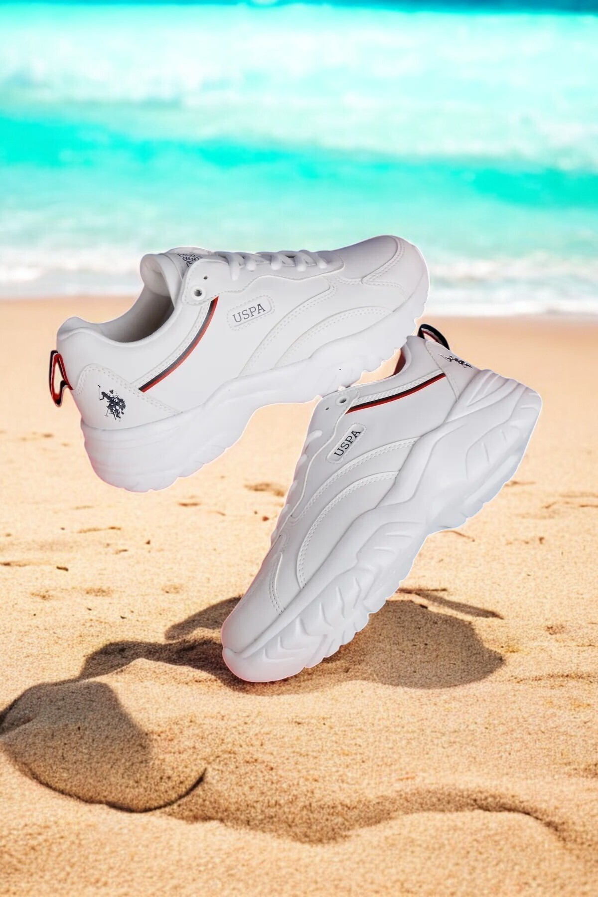 کفش کتانی زنانه راسته | یو اس پولو U.S. Polo Assn. TYBKALISTA 5FX170414110 - تصویر 2