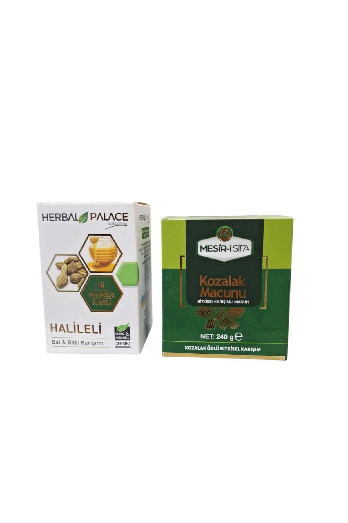 Herbal Palace HALİLELİ MACUN 230 GR & ÇAM KOZALAĞI MACUNU 240 GR İKİLİ MACUN SETİ