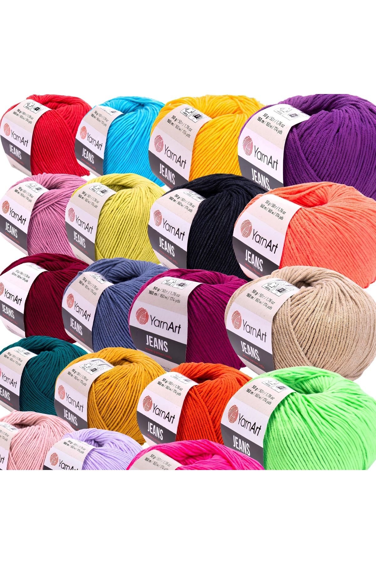 Yarnart-10 × جينز 51 عبوة من 10 جينز أميجورومي للأطفال 10 قطع 8