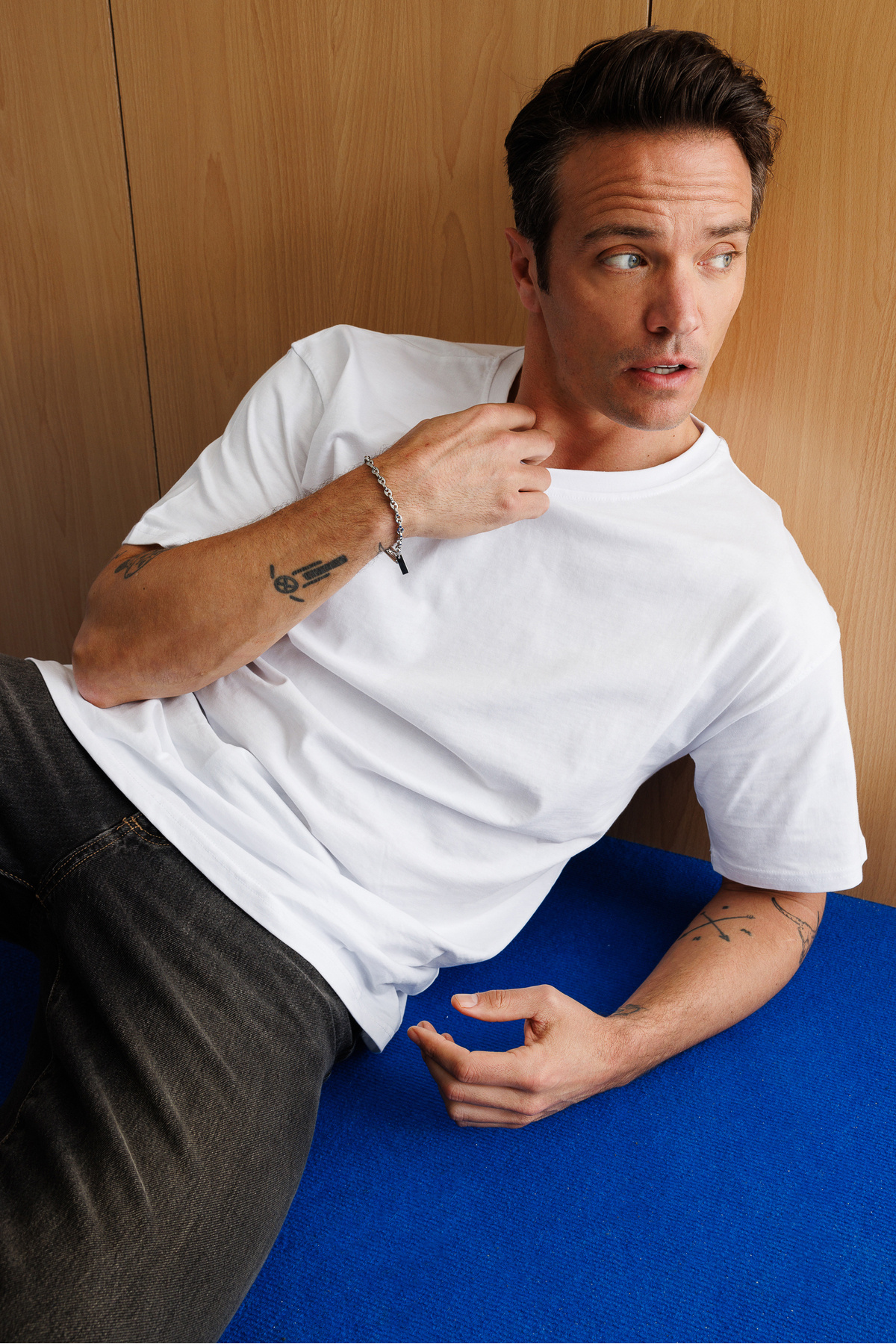 GENIUS STORE-Ανδρικό T-Shirt Oversize Fit 100% οργανικό βαμβάκι με λαιμόκοψη 5