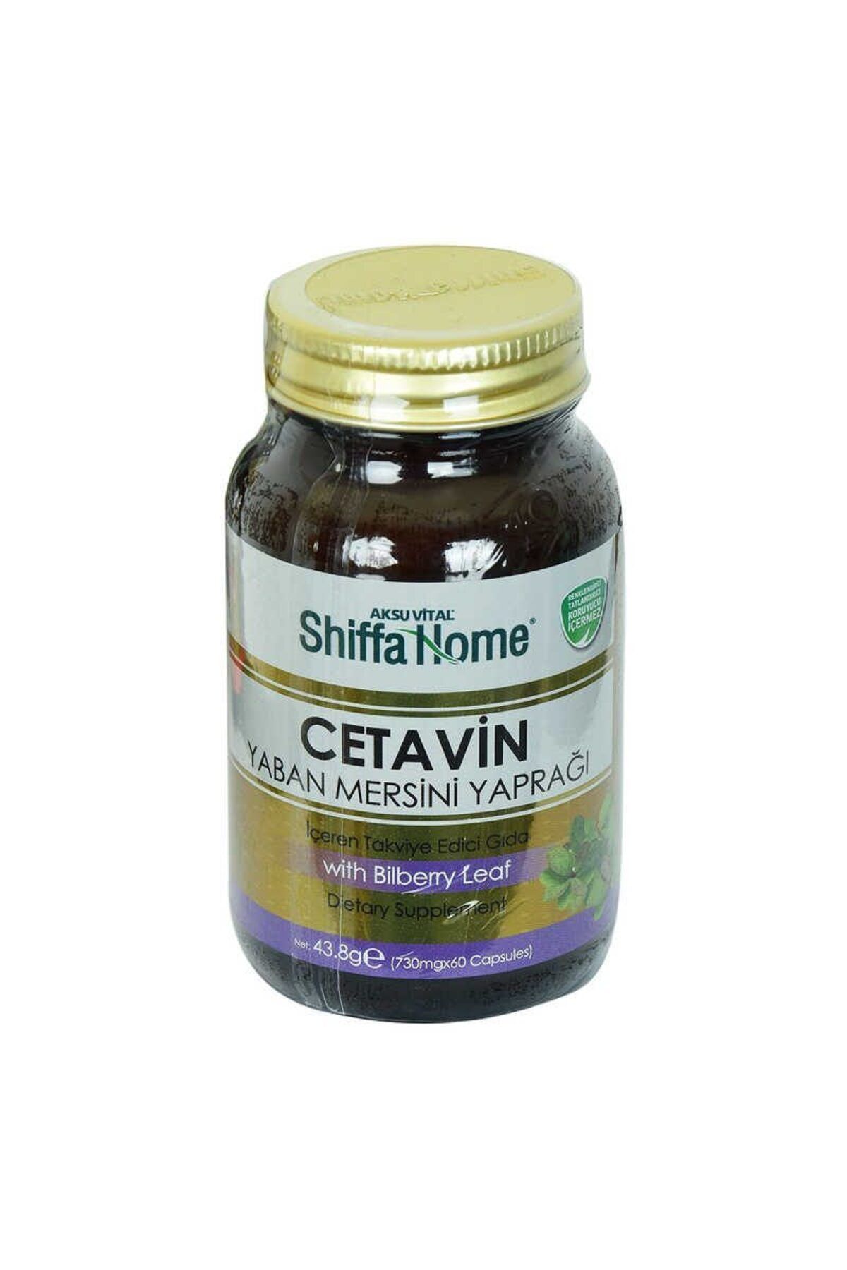 Kuzgun Ticaret Shiffa Home Cetavin Yaban Mersini Yaprağı Diyet Takviyesi 730 Mg x 60 Kapsül
