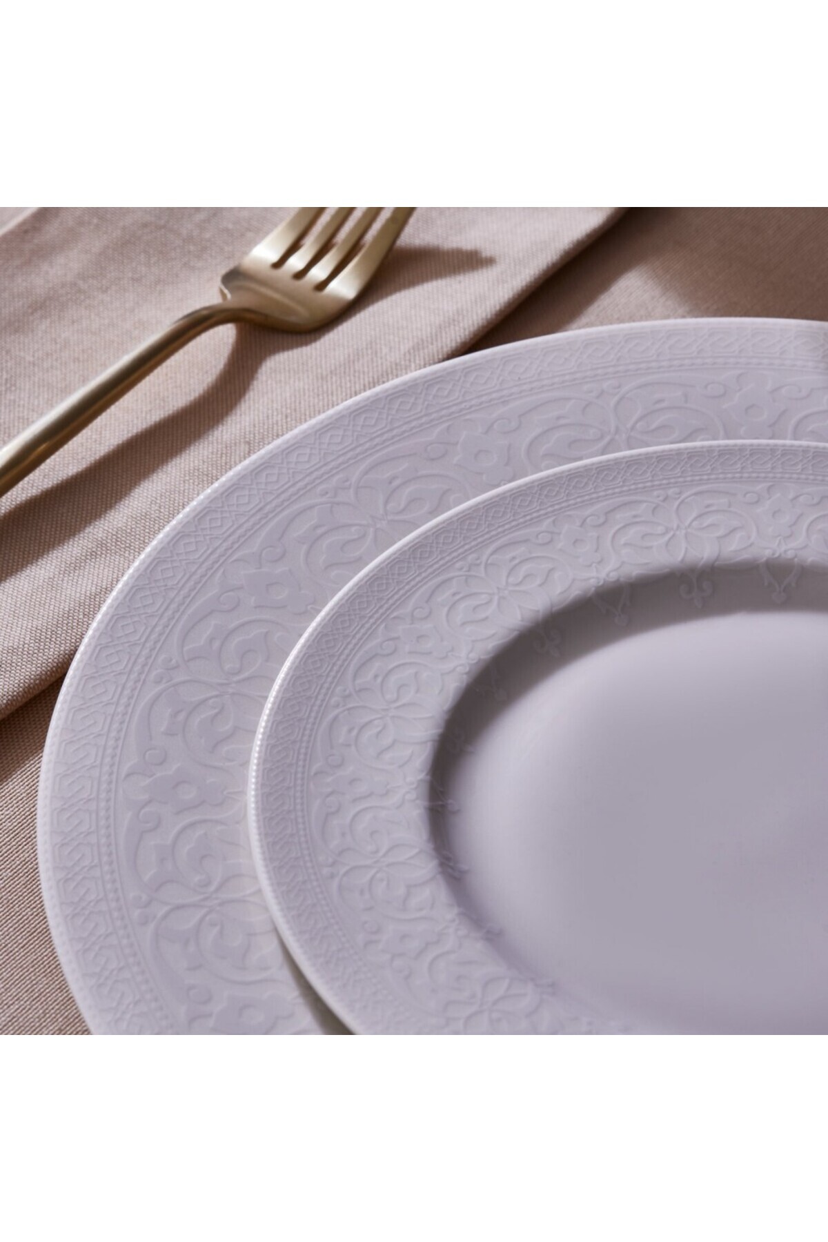 Karaca-New Dome Tafelservice für 6 Personen, 24-teilig, Wei 12