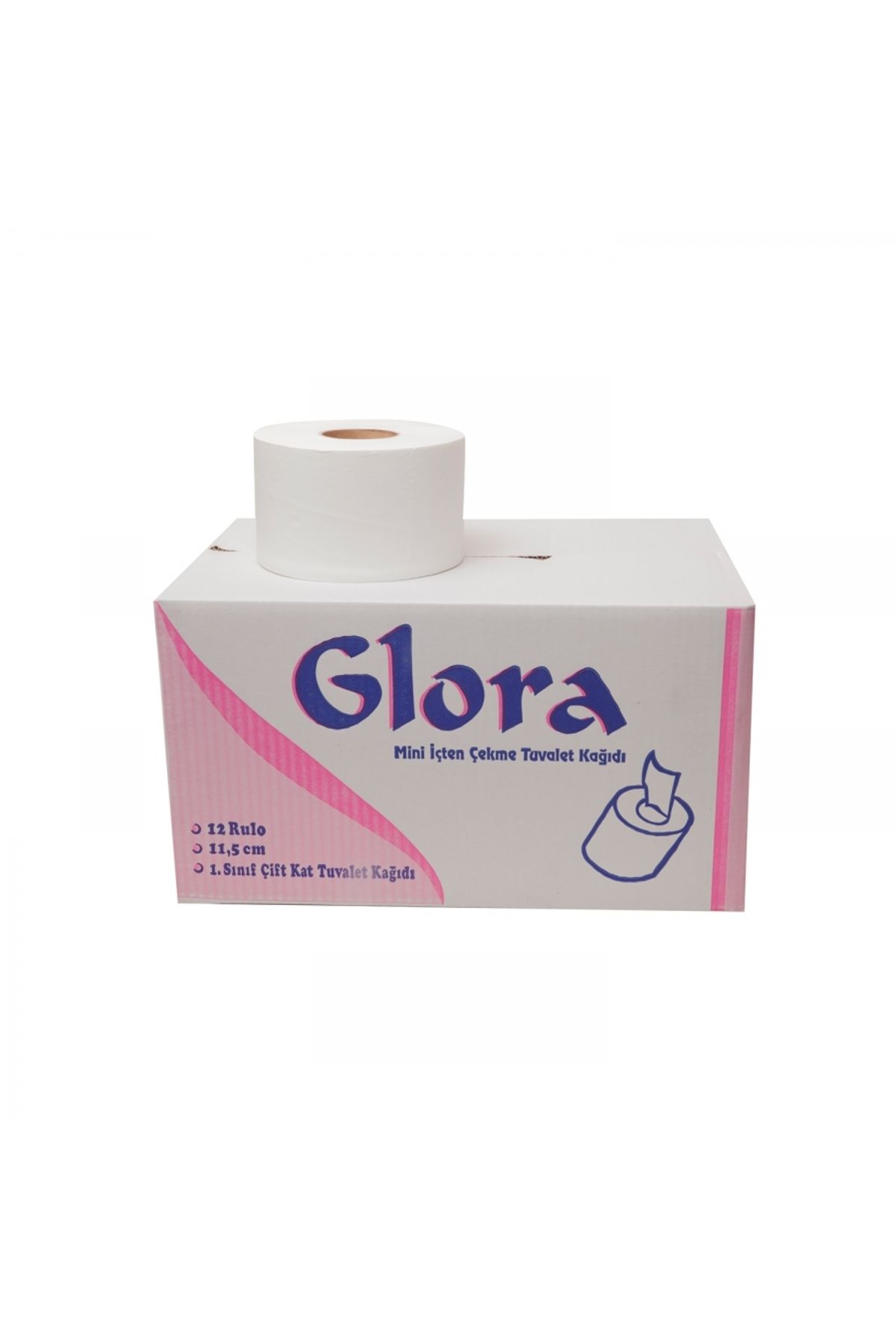 Glora Mini Içten Çekmeli Tuvalet Kağıdı 12 Li Paket 4 Kg.