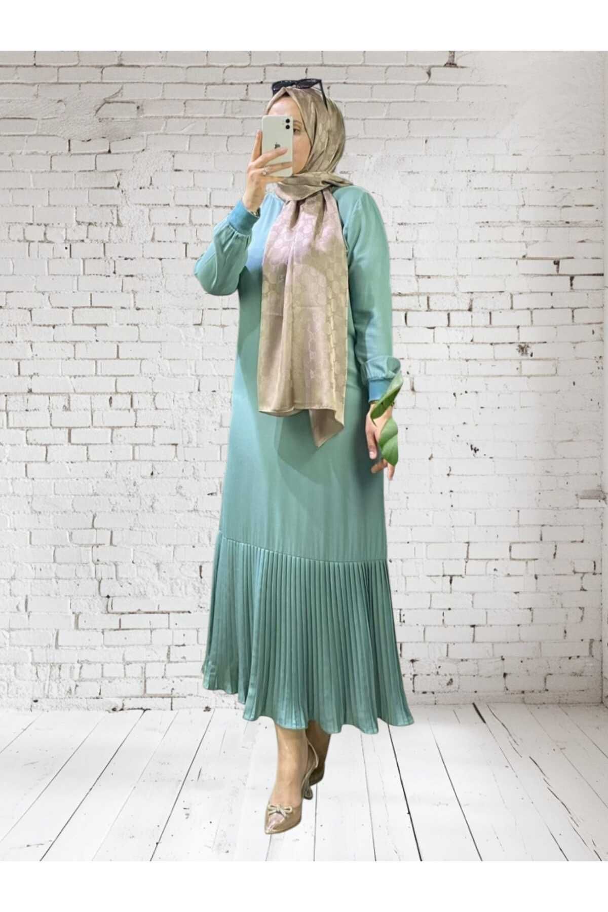 Freeista-Green Hijab Dress Large Size Fr 2504295 2