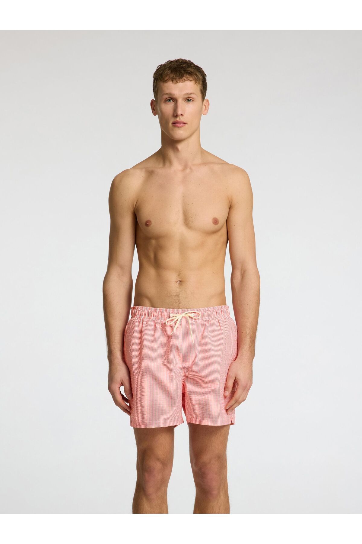 Selected Homme-Badeshorts Seersucker 4