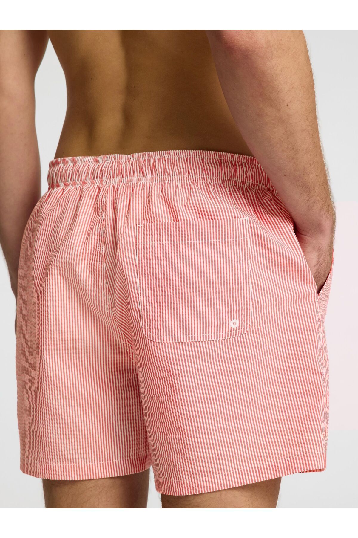 Selected Homme-Badeshorts Seersucker 5