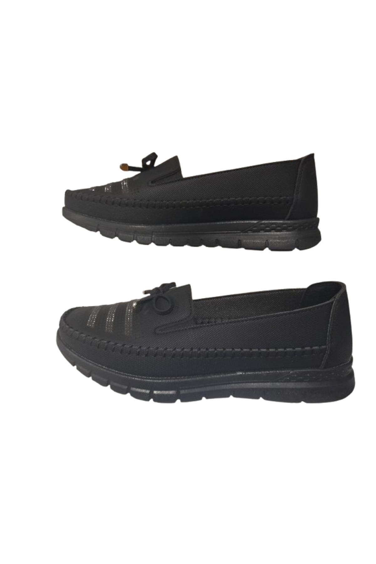 Ayzen-Women's Black Bow Orthopedic Sole Daily Stylish Shoes 2
