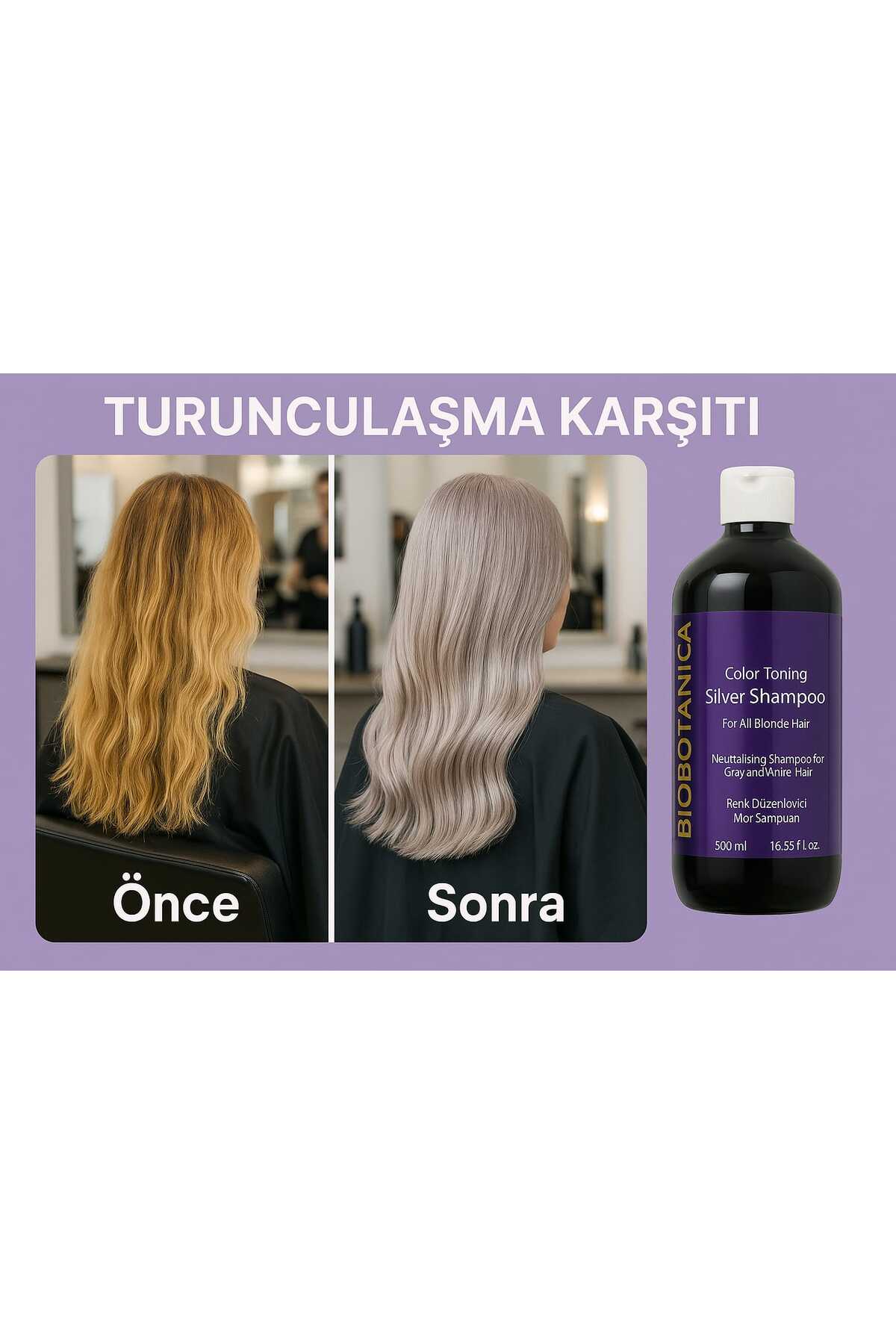 Silver Turunculaşma Karşıtı Mor Şampuan 500 Ml — MRSPTMRSMPN — تصویر 6 از 7