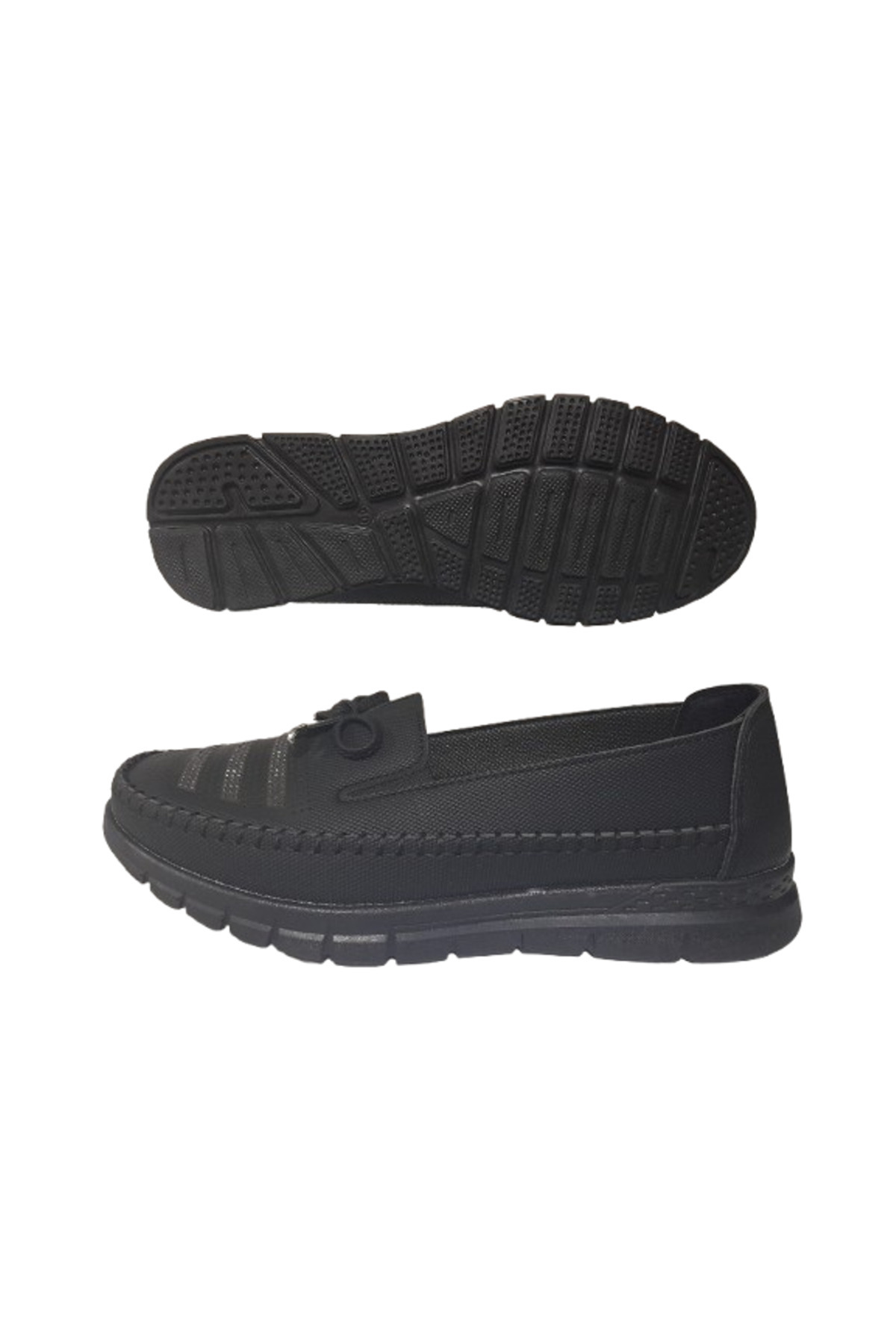 Ayzen-Women's Black Bow Orthopedic Sole Daily Stylish Shoes 4