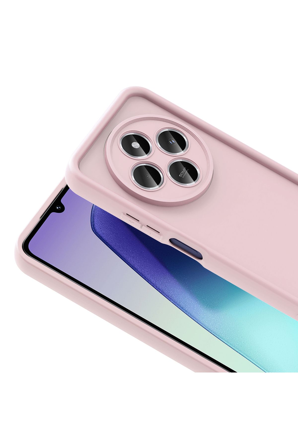 Zipax Xiaomi Redmi 14C Kılıf Silikon Kapak Zr-Ananas