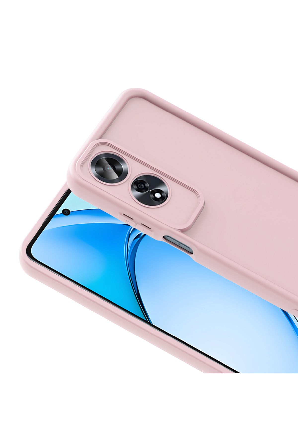 Zipax Oppo A60 Kılıf Silikon Kapak Zr-Ananas