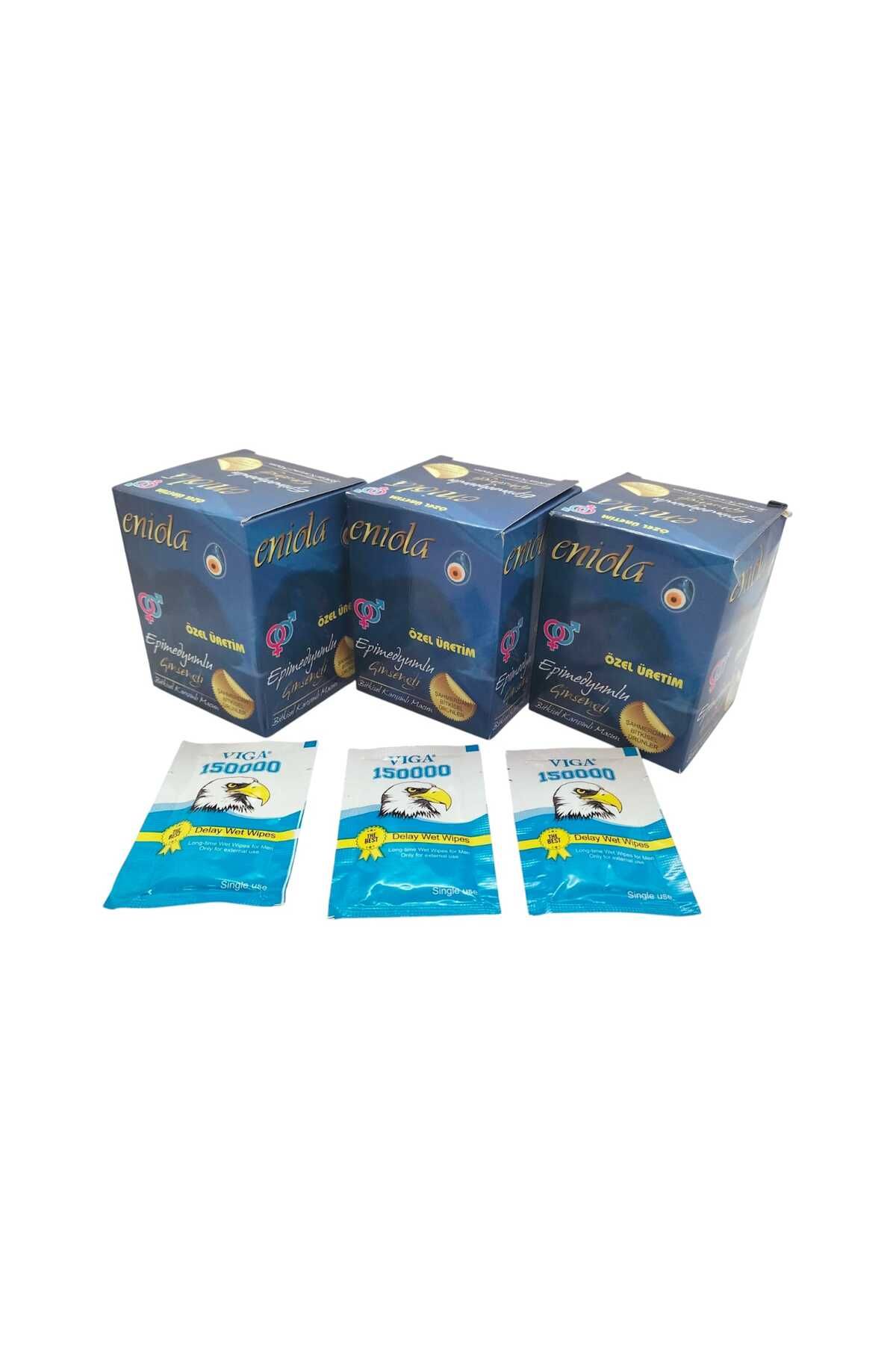 Şahımerdan Eniola Unisex Macun Özel Üretim 240 gr 3 Adet Mendil