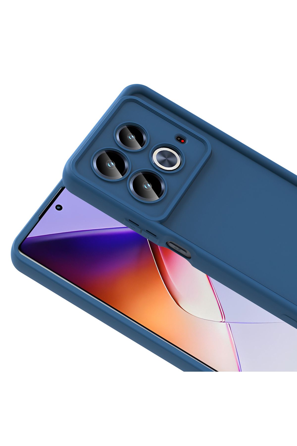 Zipax İnfinix Note 40 4G Kılıf Silikon Kapak Zr-Ananas
