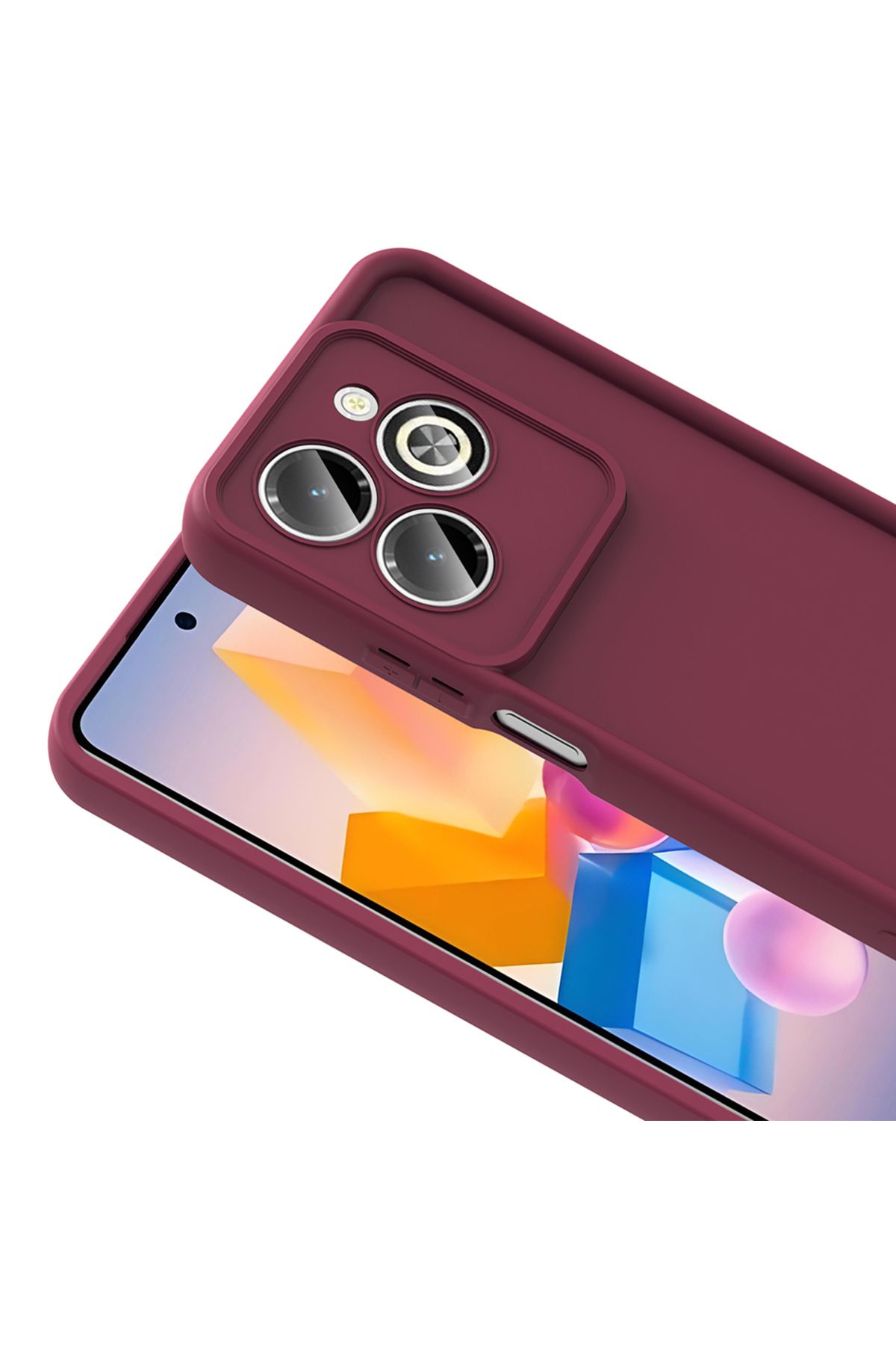 Zipax İnfinix Hot 40İ Kılıf Silikon Kapak Zr-Ananas