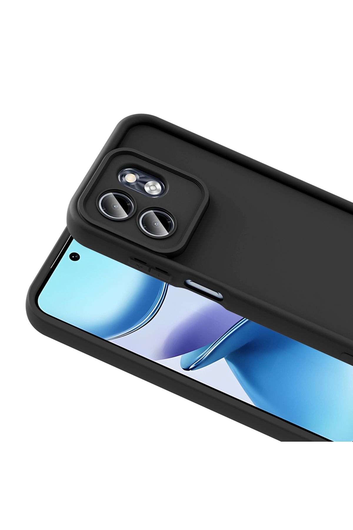 Zipax İnfinix Smart 9 Kılıf Silikon Kapak Zr-Ananas
