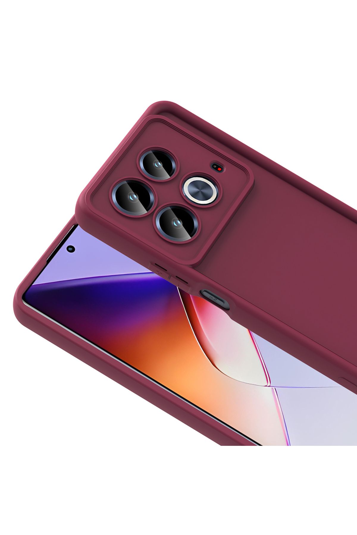 Zipax İnfinix Note 40 4G Kılıf Silikon Kapak Zr-Ananas