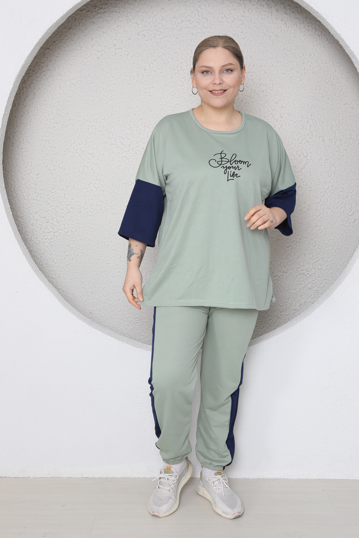 sleeproom-SET DE PANTALONI DE ANTRENAMENT DE MĂRIME MARE FEMEI 6