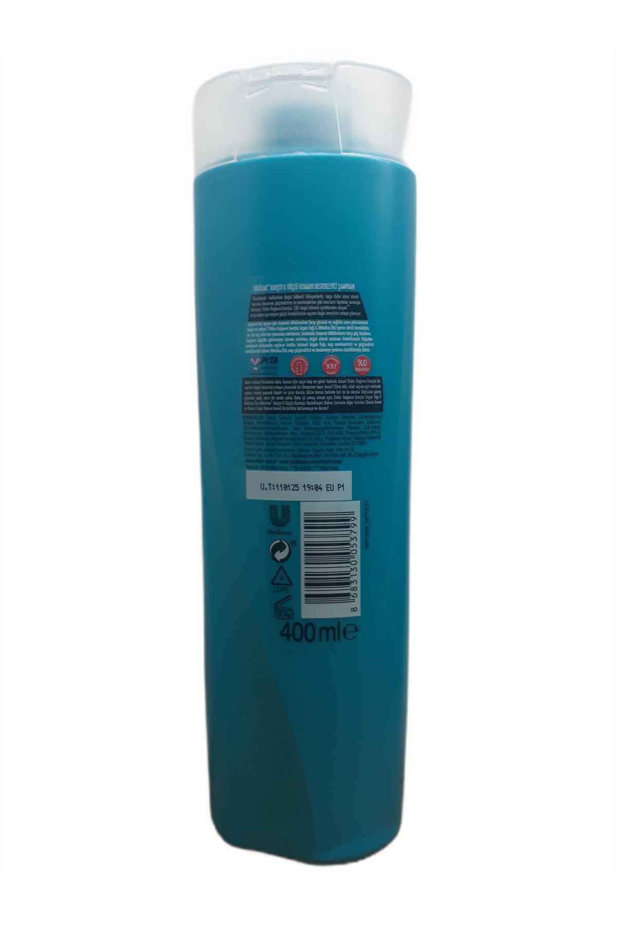 Elidor-400 Ml X 3 Adept Argan Oil and Hibiscus Extract Shampoo 3