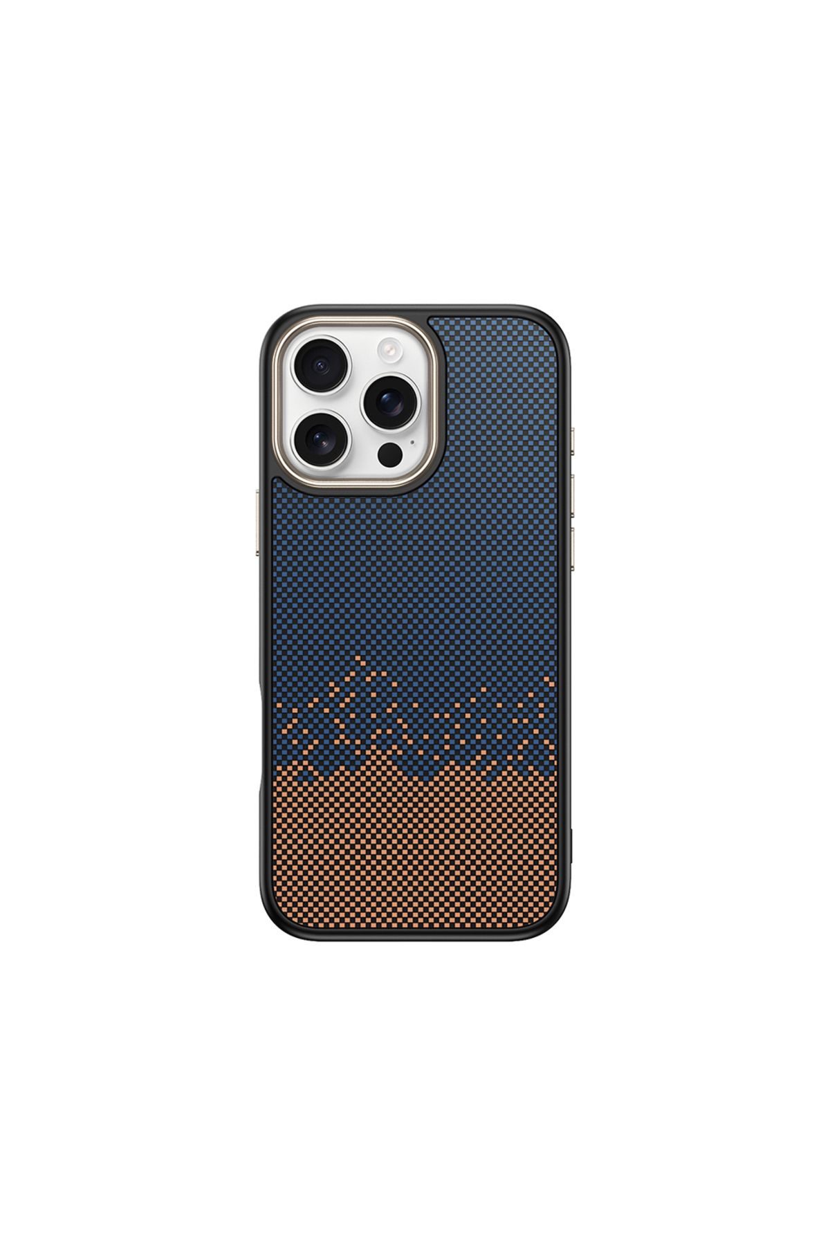 Zipax Apple iPhone 14 Pro Kılıf Magesafe Şarj Özellikli Karbon Fiber Görünümlü Zr-Antina