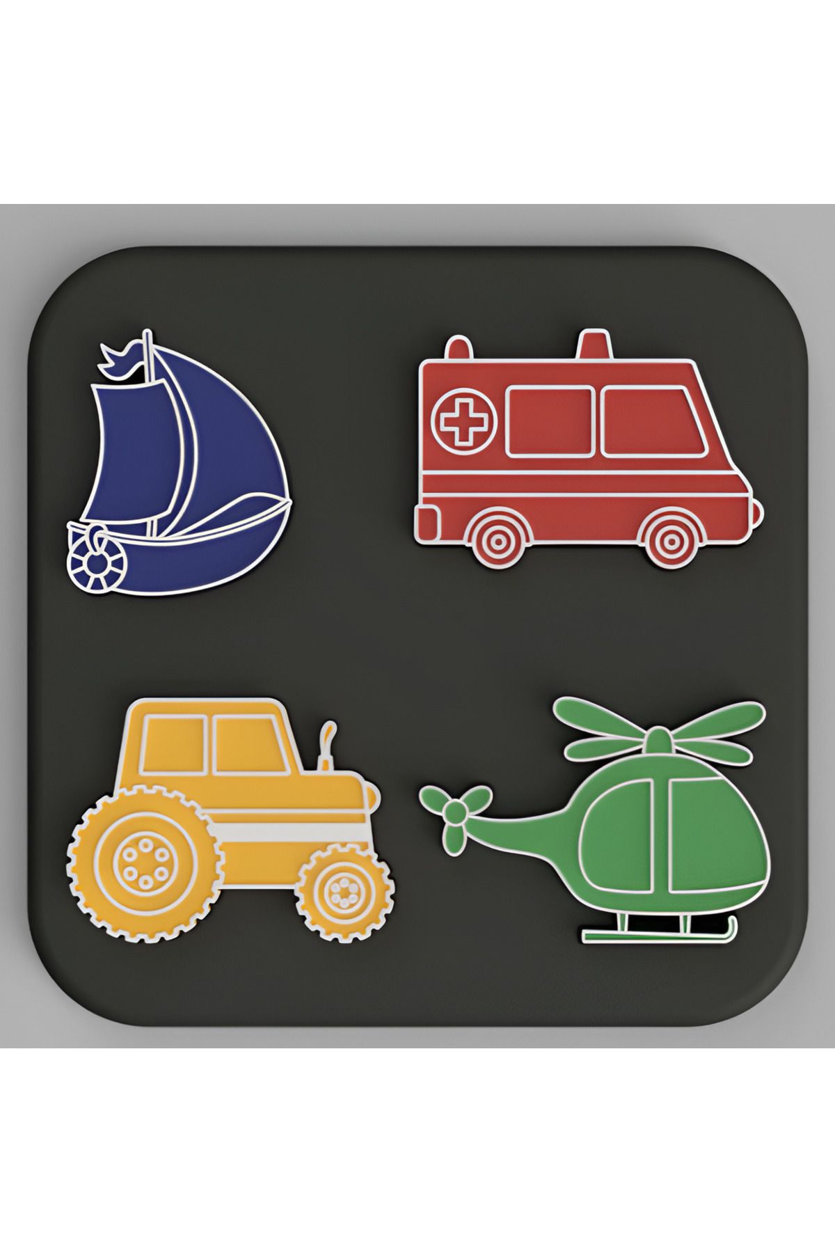 KEMX-Educational Vehicle Puzzle Game - Kids for Mental Development 2