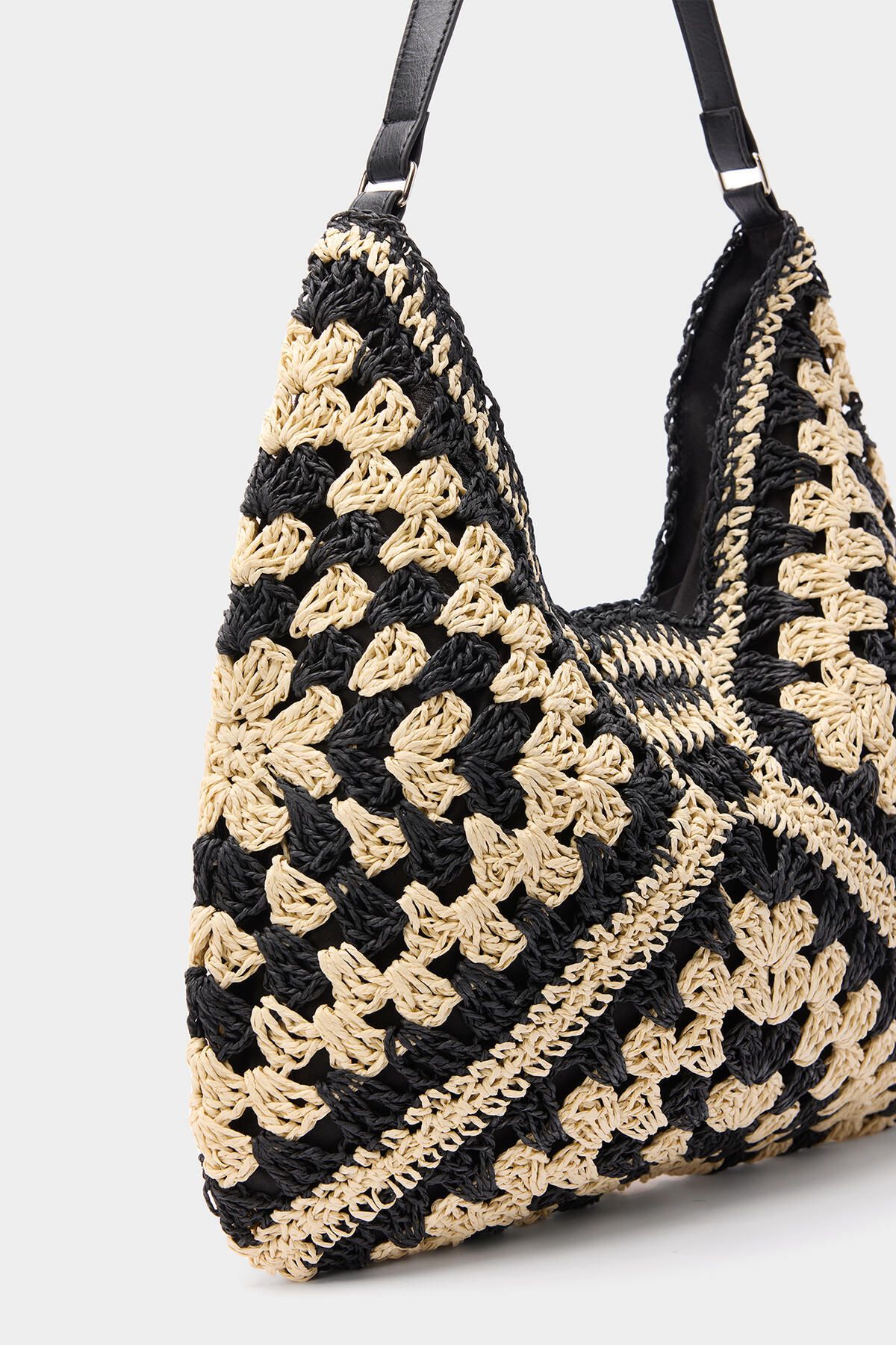 Touché Privé-Wicker Bag with Motif 2