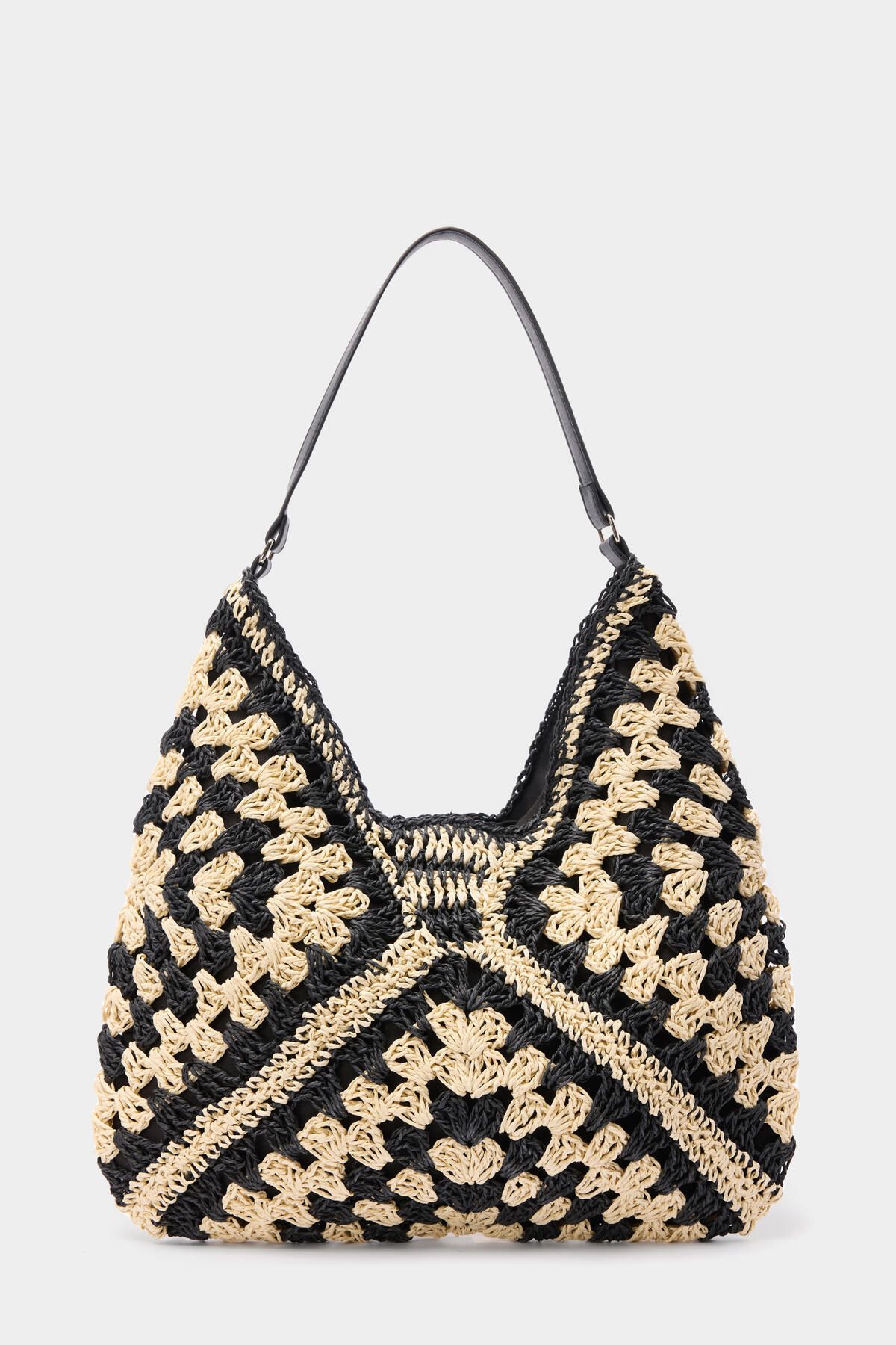 Touché Privé-Wicker Bag with Motif 1