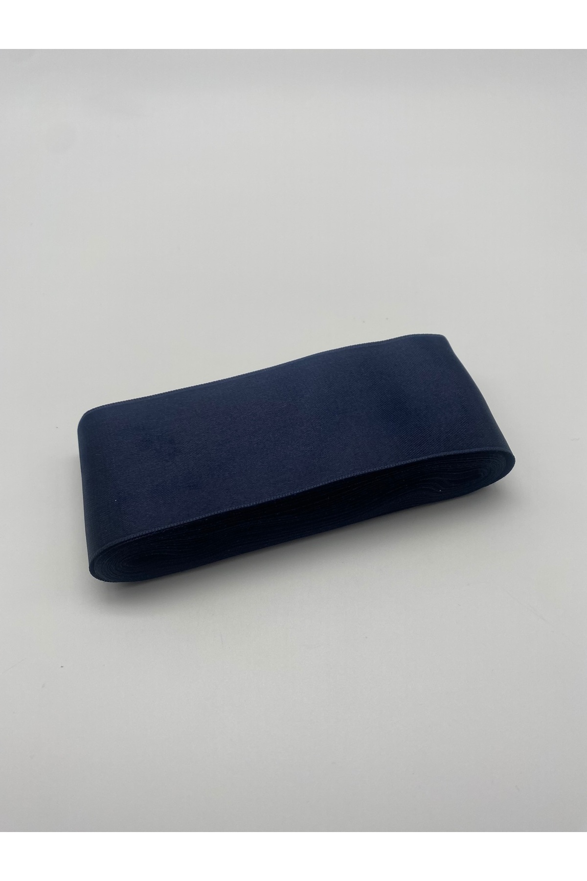 Dark Navy Blue Satin Ribbon 6 cm 10 Meters Wide Satin, Decoration-Decor Ribbon No:42