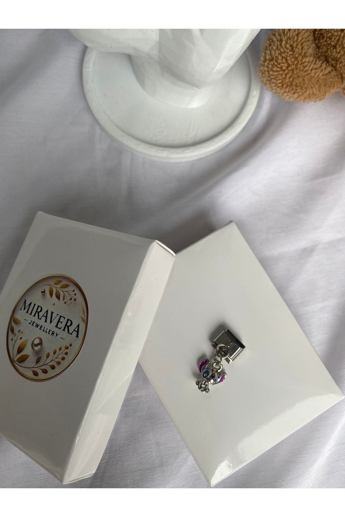 Miravera Jewellery Çelik İtalyan Bileklik Charmı