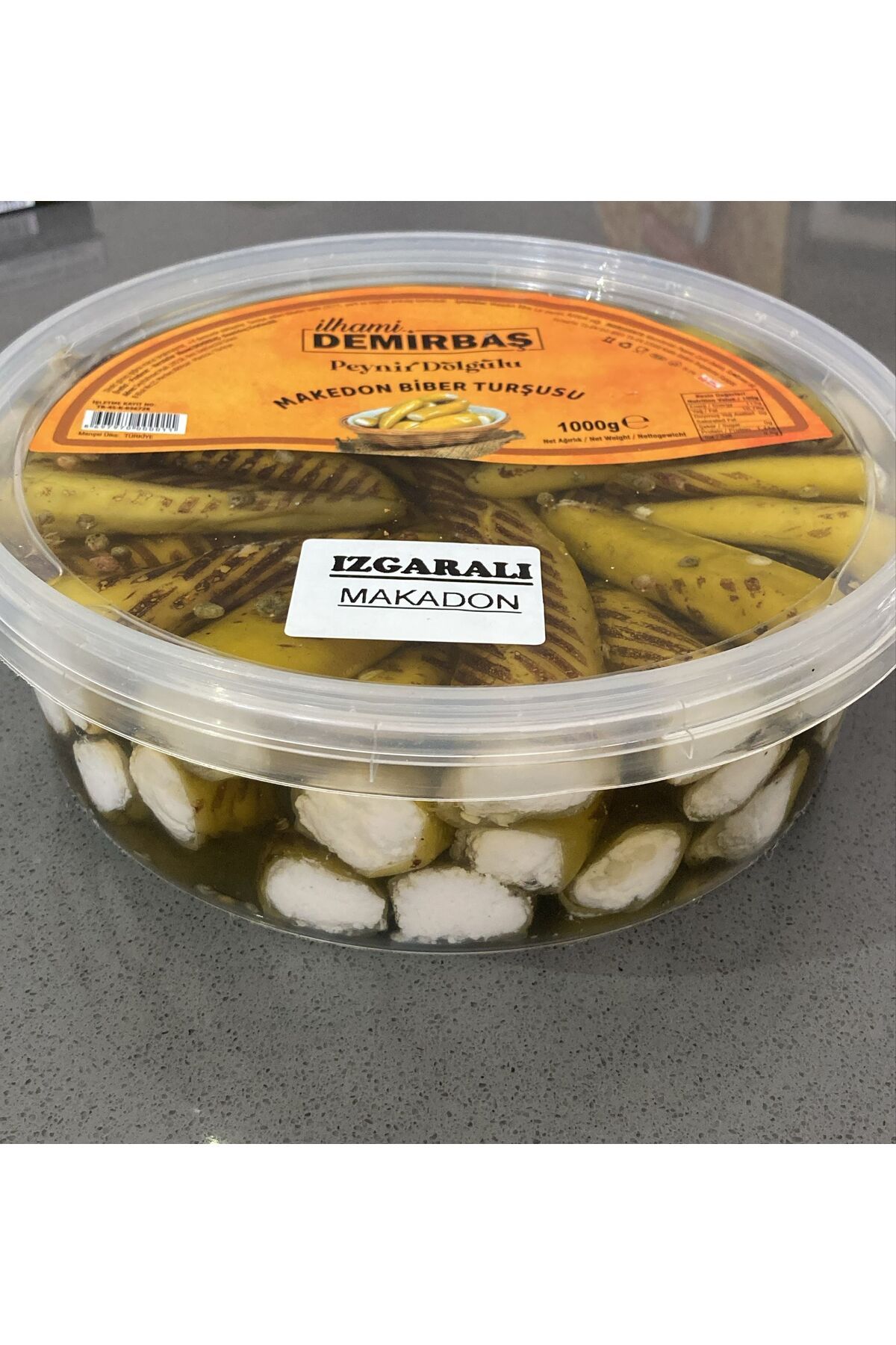 ilhami demirbaş Izgara Peynir Dolgulu Makedon Biber 1000gr