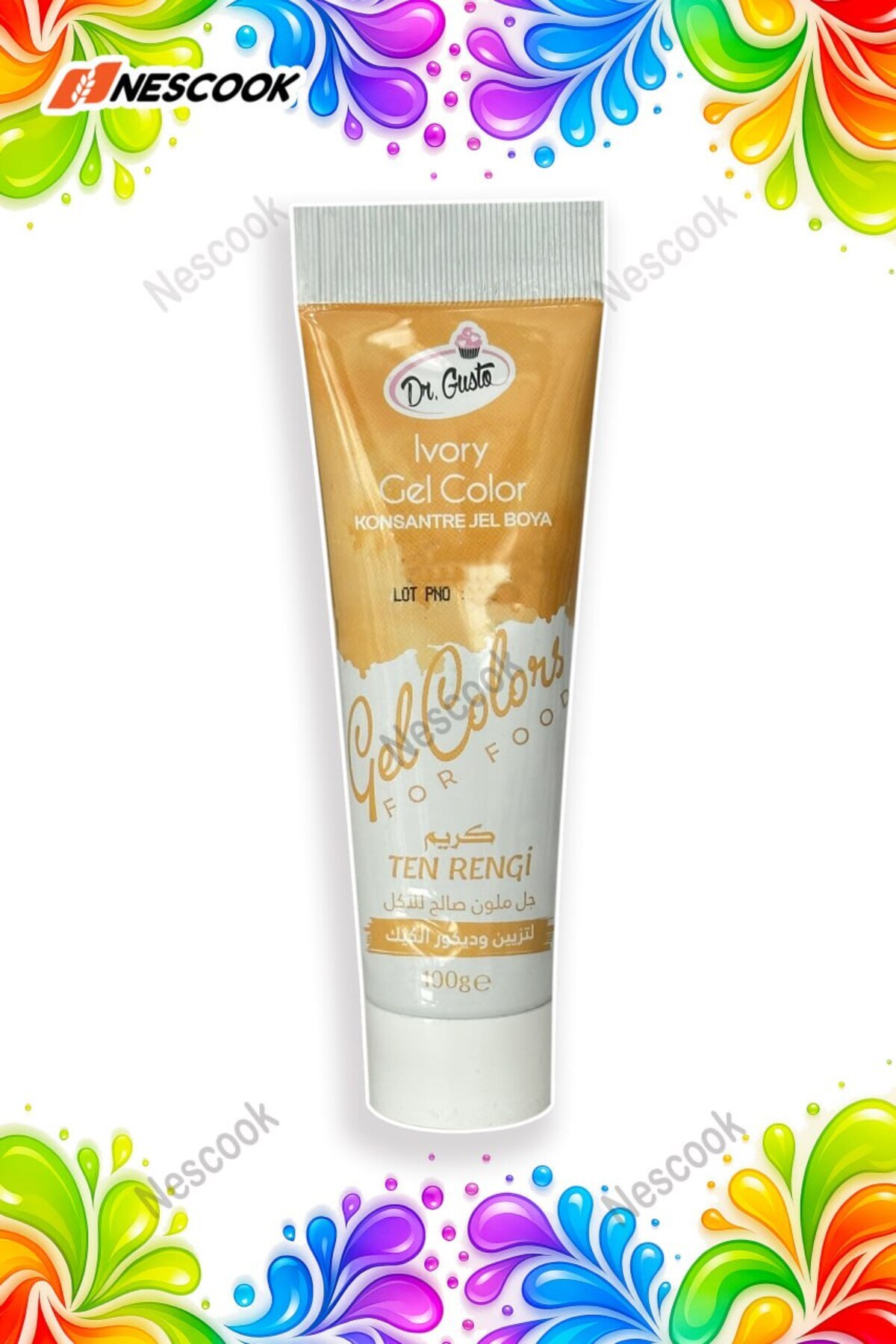 nescook-Skin Color Tube Gel Paint 100 Gr 1