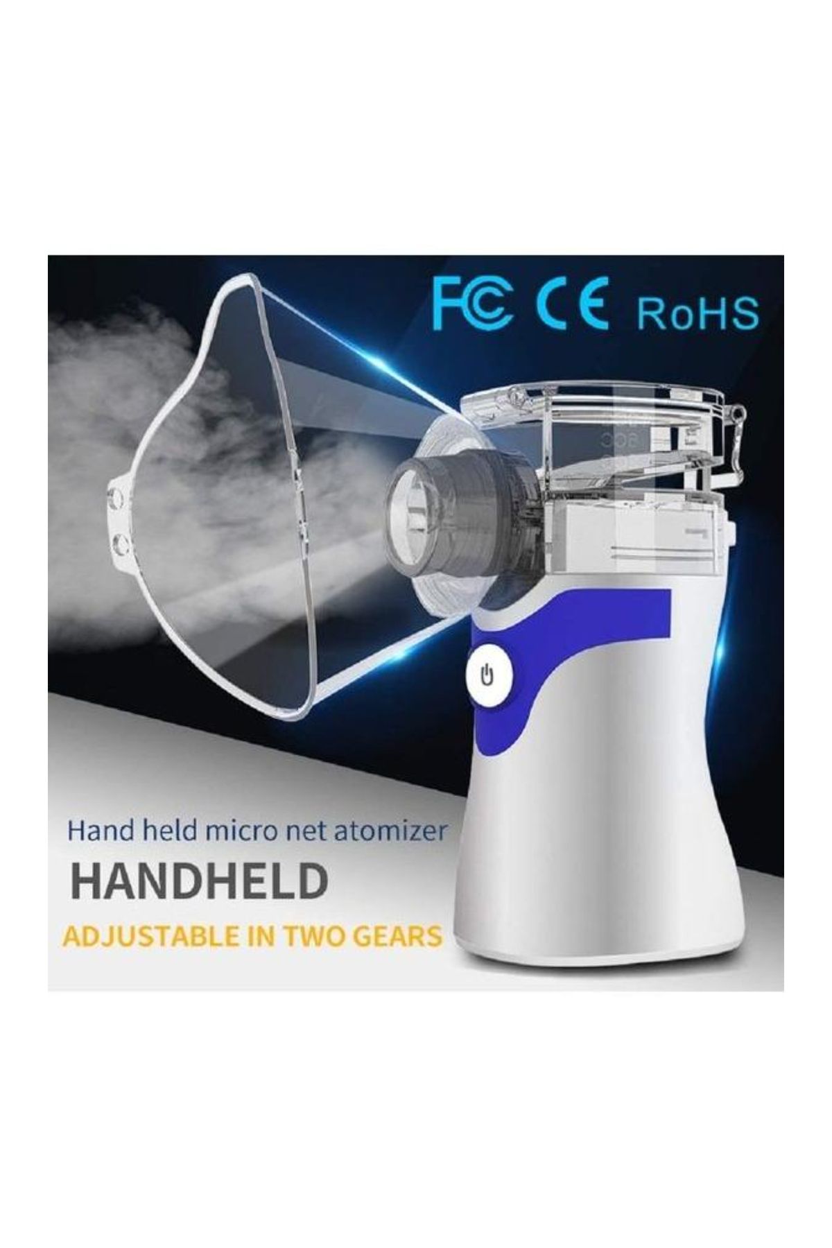 COOYA-Portable handheld atomizer, micro-mesh particles, low noise, automatic cleaning, easy to use, green 7
