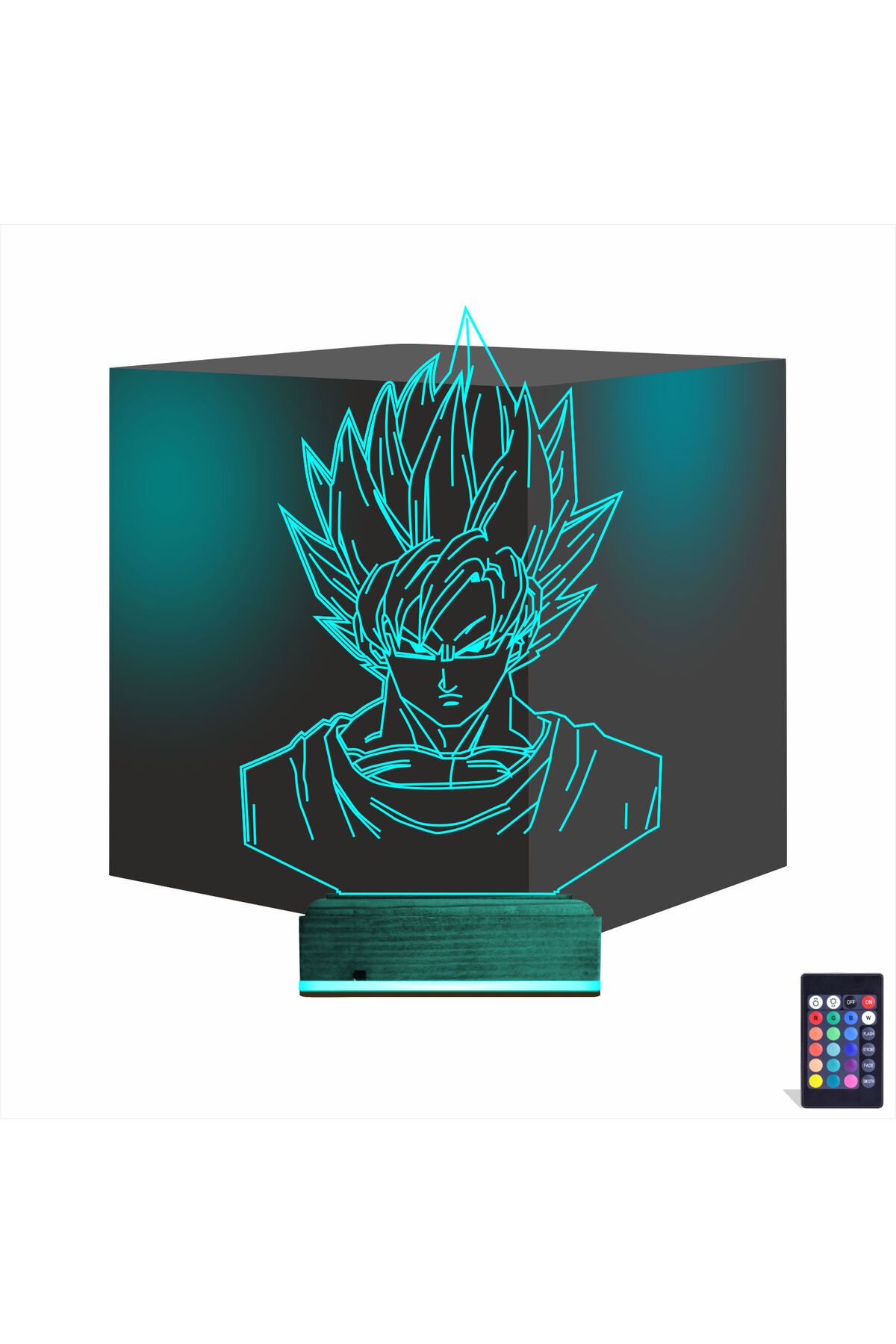 Kirppi 3d Lamba Anime Songoku Masa Gece Lambası