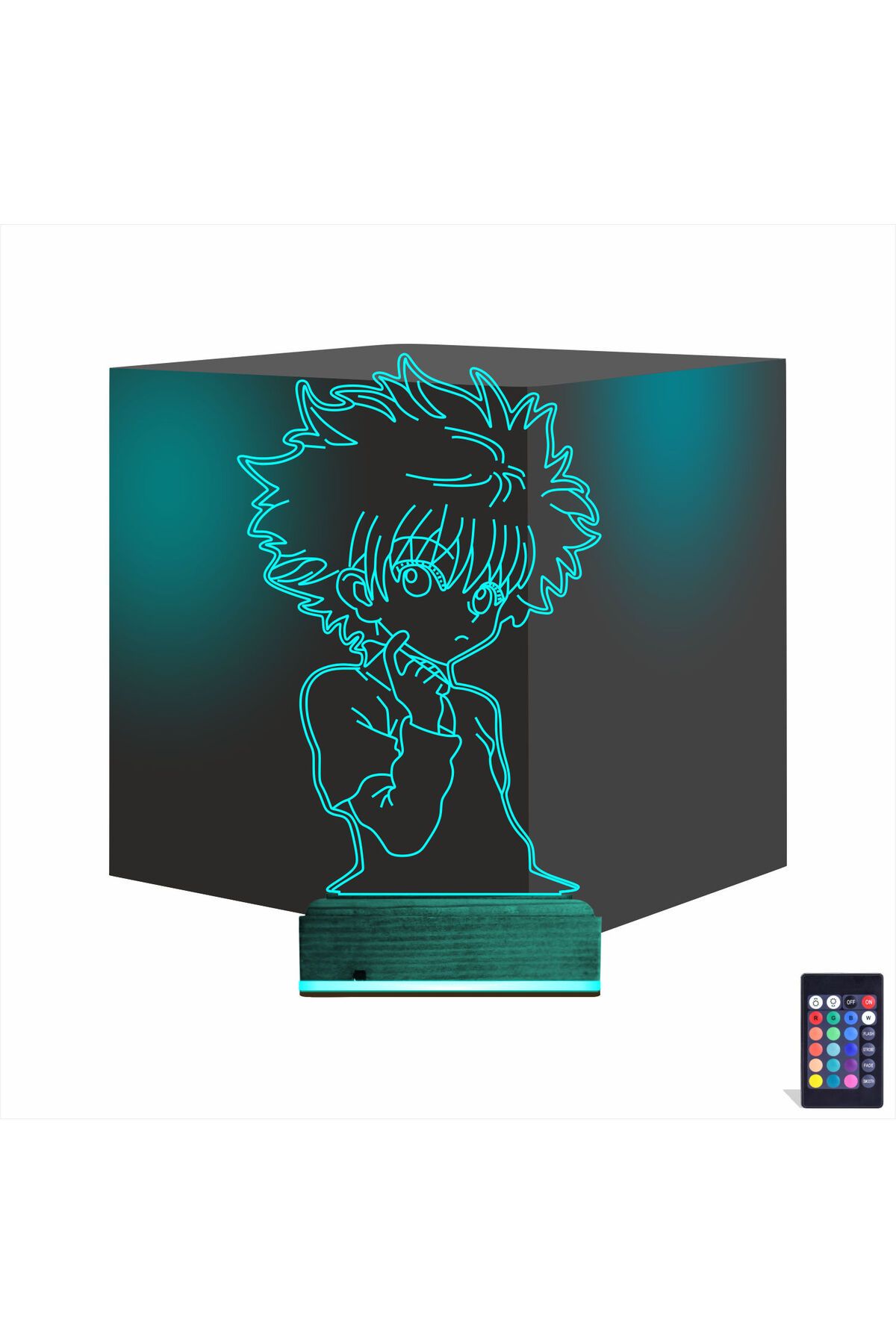 Kirppi 3d Lamba Anime Killua Masa Gece Lambası