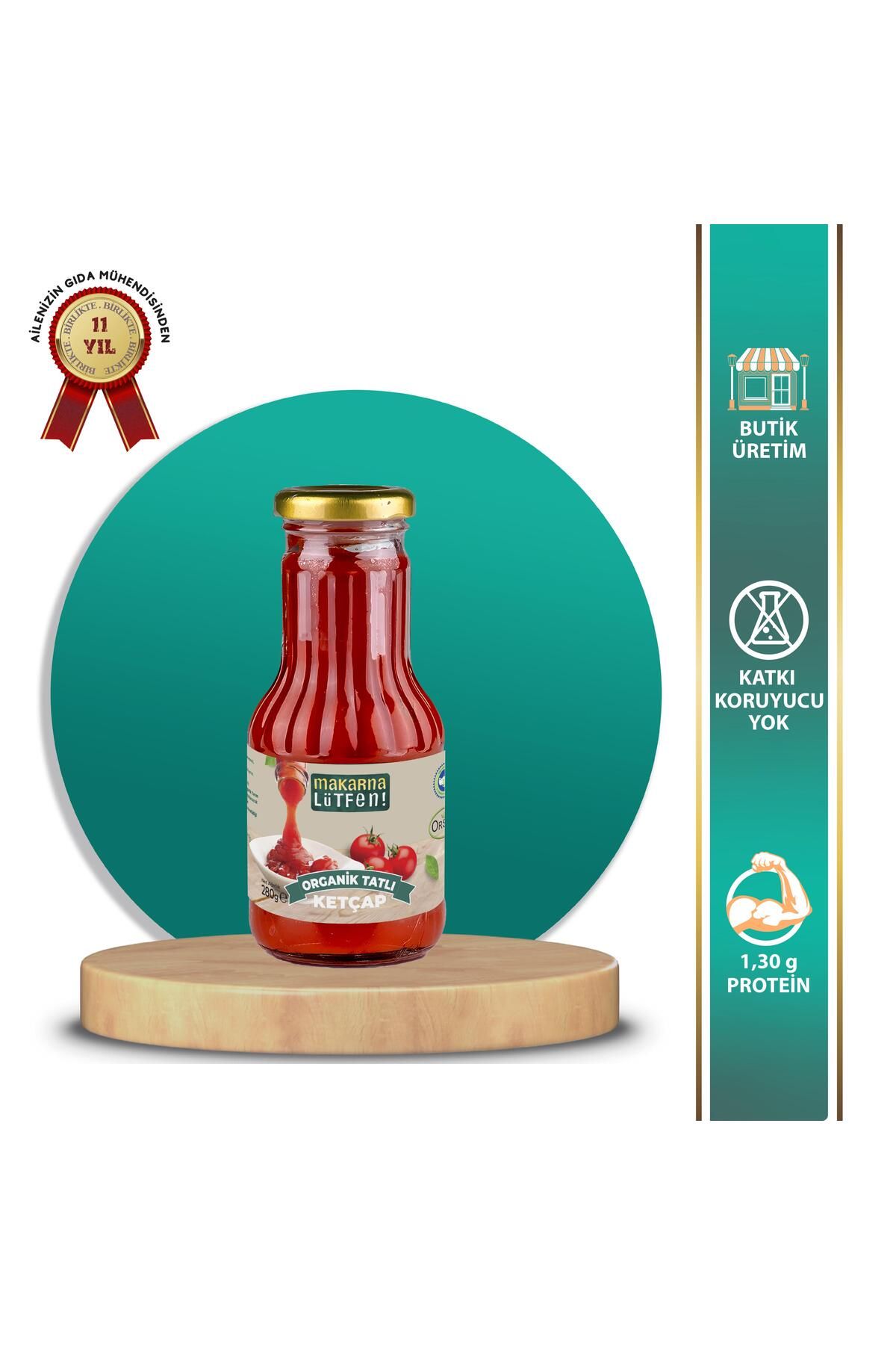 Makarna Lütfen Organik Tatlı Ketçap 280 g