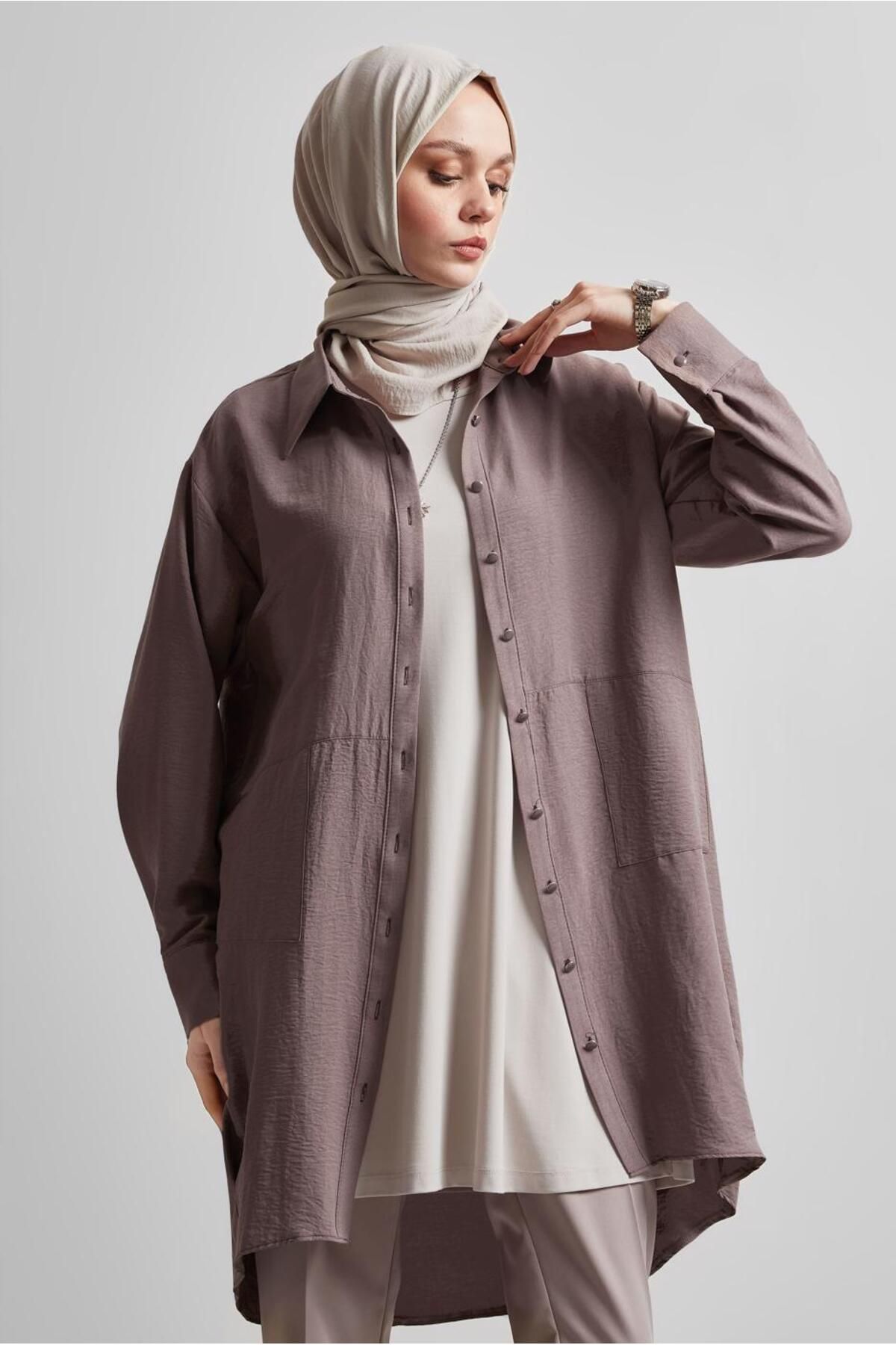 تونیک یقه پیراهن 45325 Alvina