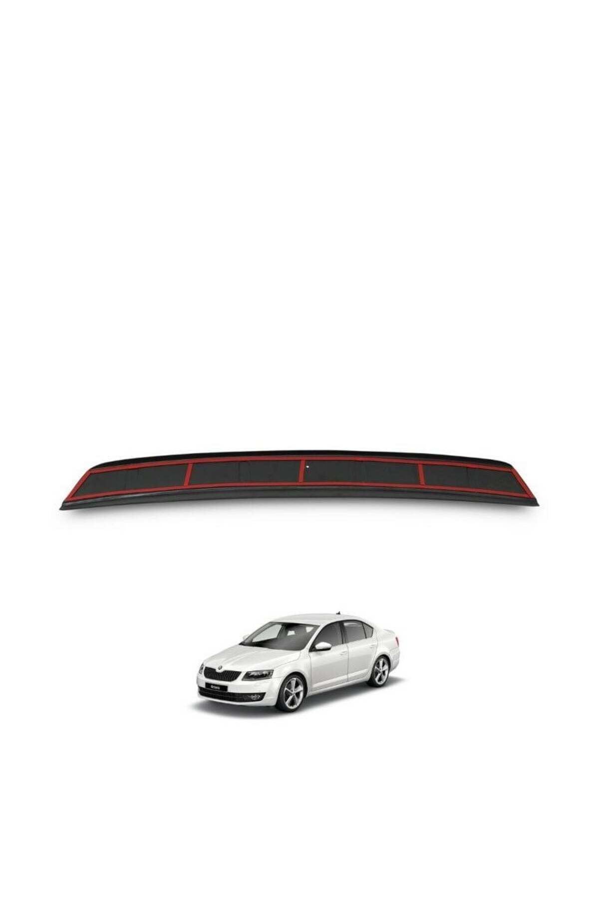 EFL Skoda Octavia 2013 - Arka Tampon Eşiği Parlak