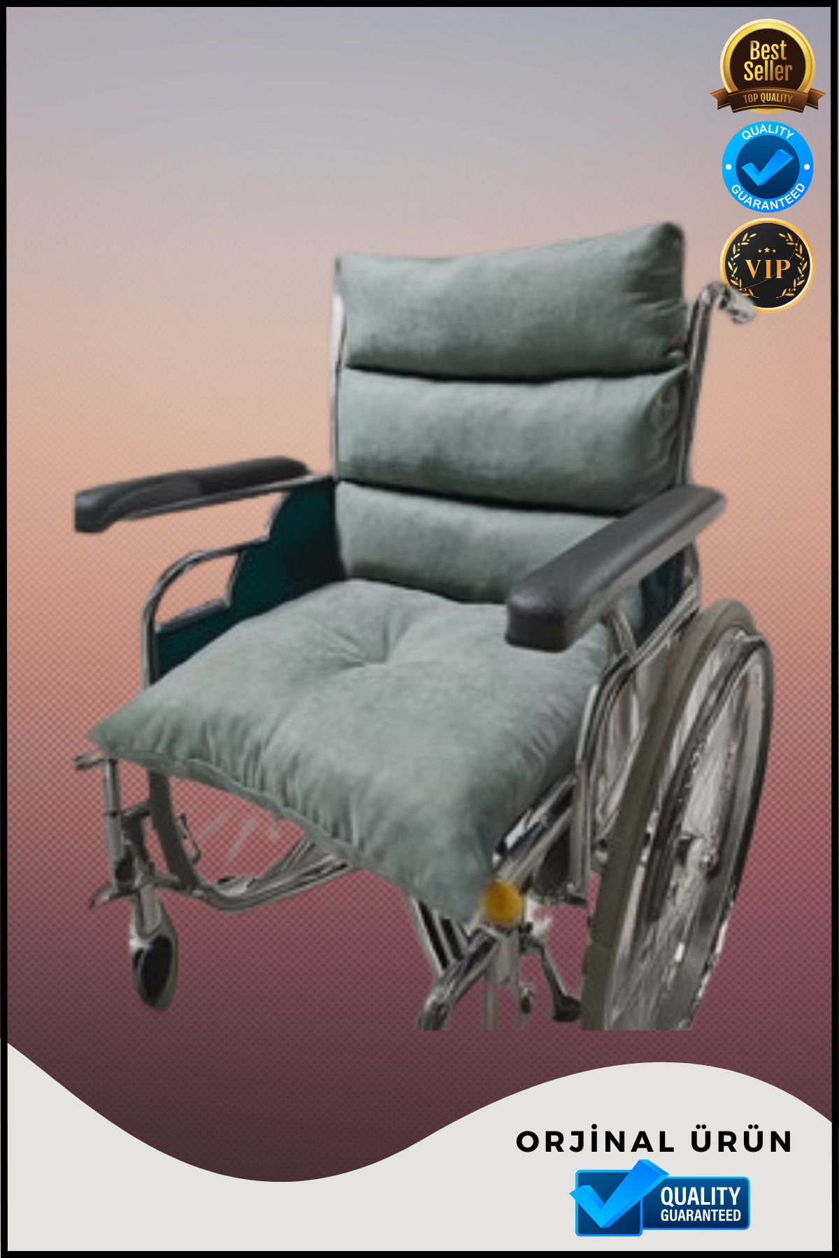 Overbazaar Hasta Tekerlekli Sandalye Minderi Farklı Renk Tonlarında