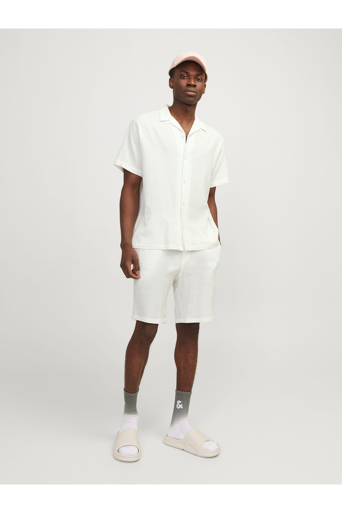 شلوارک مردانه راسته فاق نرمال | جک اند جونز Jack & Jones 12255861 - تصویر 3