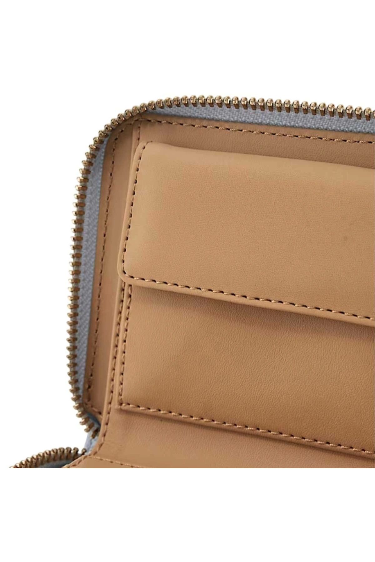 Guess-CRESIDIA SLG SMALL ZIP AROUND Γυναικείο μπλε πορτοφόλι SWPG9349137-PWB 3