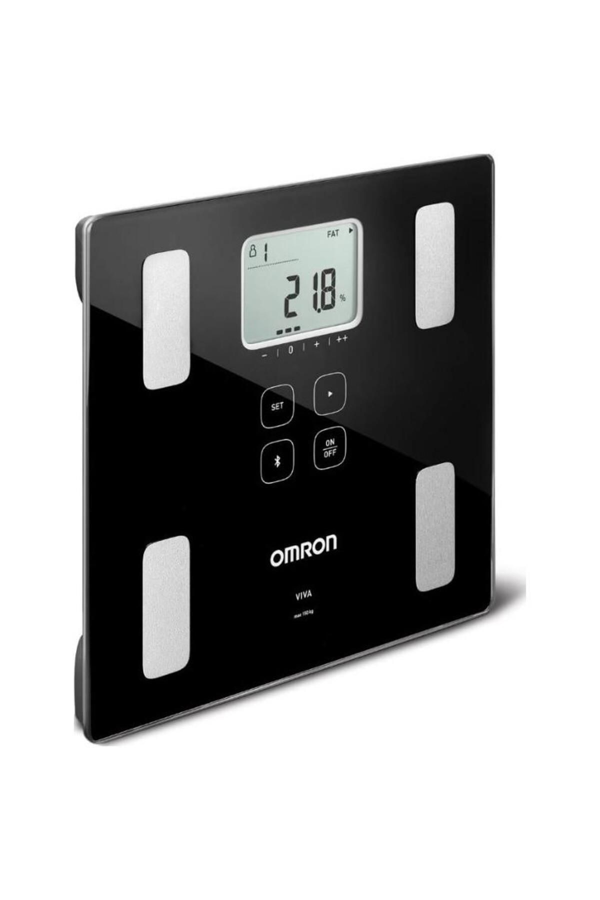 Omron-Omron Viva Body Composition Monitor Scale, Mobile App, 30 Measurements, 4 Users, Black 3