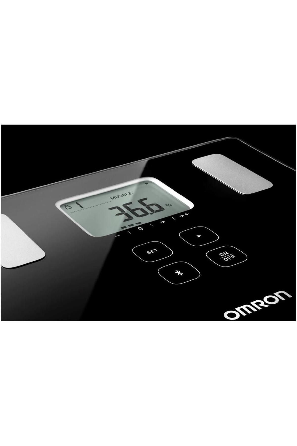 Omron-Omron Viva Body Composition Monitor Scale, Mobile App, 30 Measurements, 4 Users, Black 4