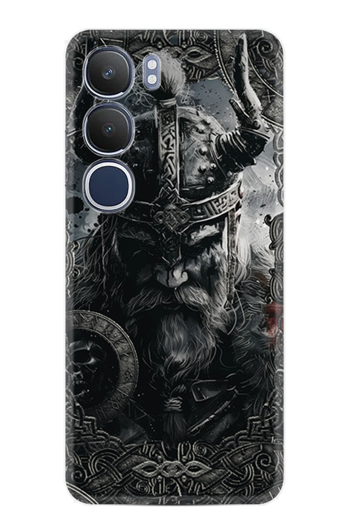 Kılıfland Vivo Y19S Kılıf Boutique Baskılı Resimli Viking Pcode -012
