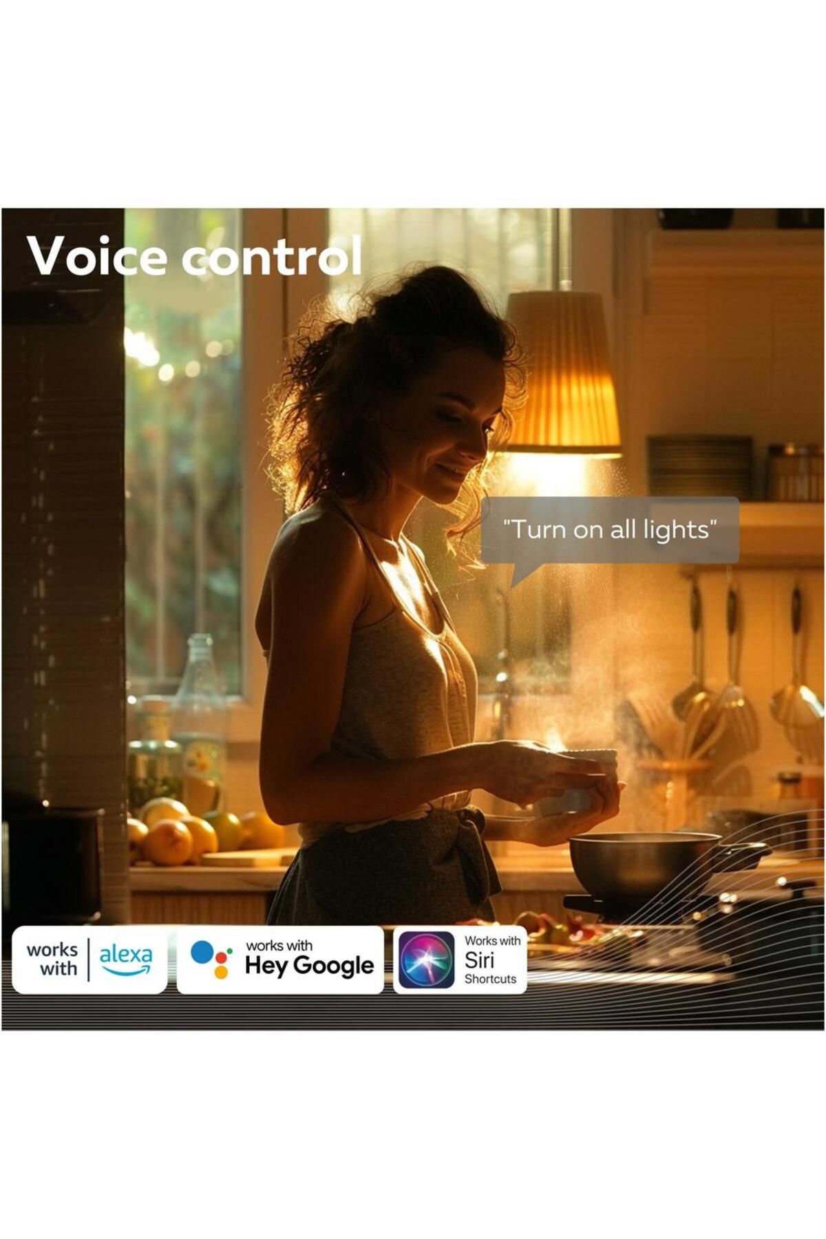 Calex-Calex smart RGB LED bulb, Wi-Fi, Bluetooth, GU10, 4.9W, 345 lm, white and colored light 3